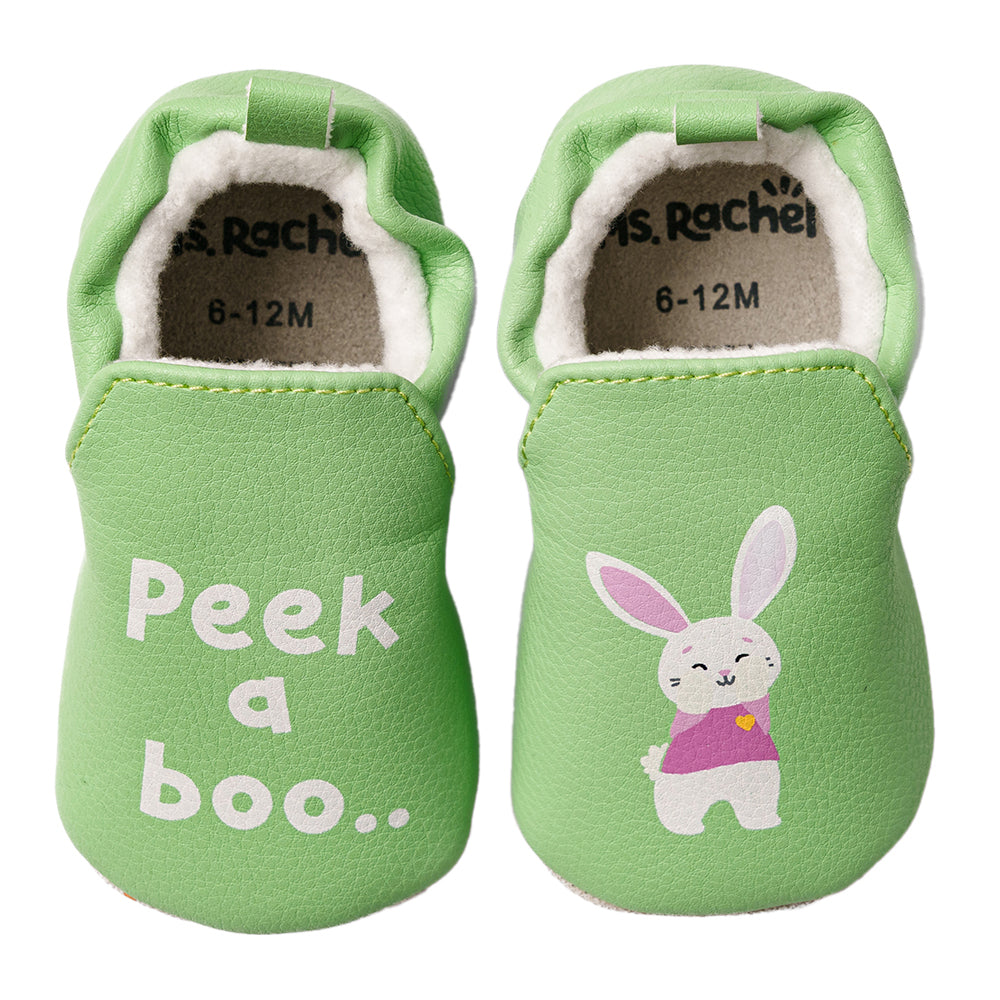 Ms.Rachel Baby Slippers MRF24FW00 - Blue / 3-6m — Print - Image 7