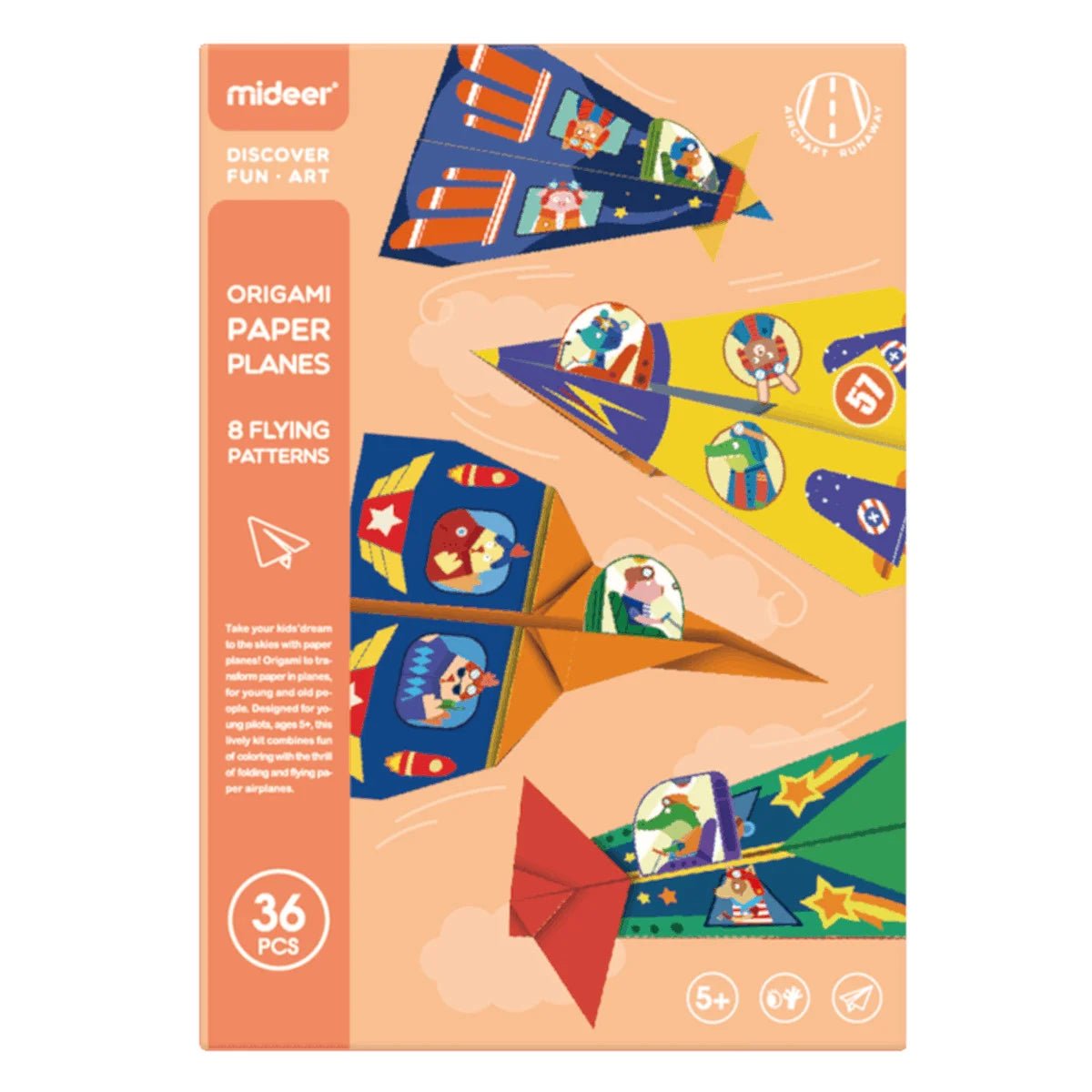 Mideer Origami Kit for Kids - Paper Planes — Art