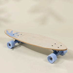 Coco Village Kids’ Wooden Pintail Cruiser Skateboard – Venice — Helmet