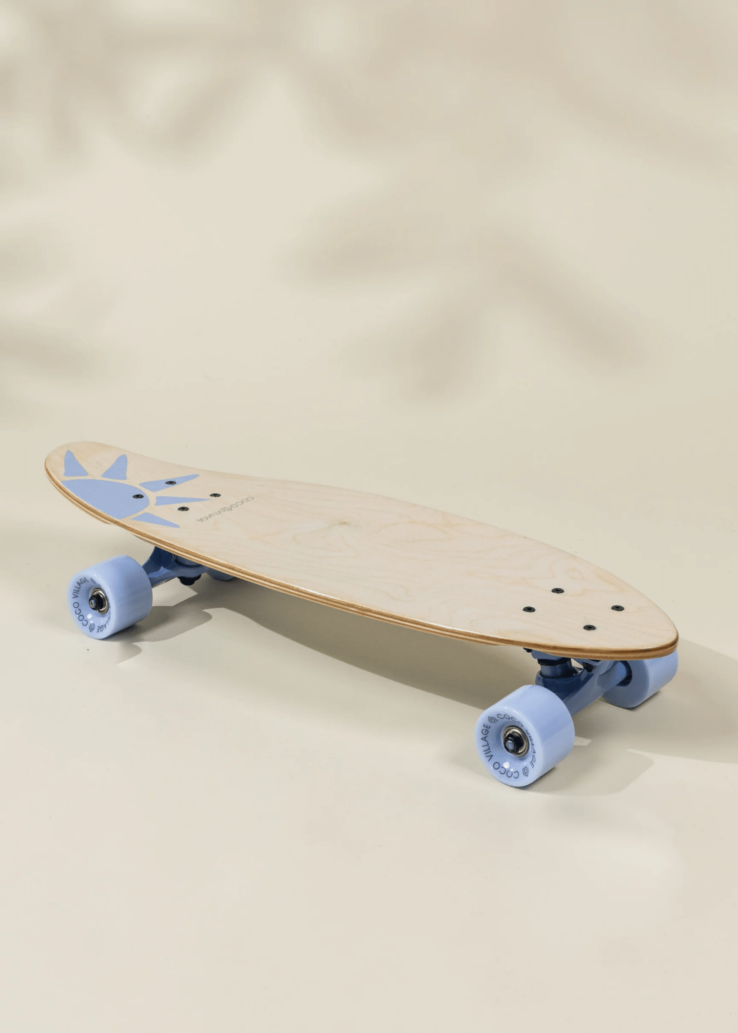 Coco Village Kids’ Wooden Pintail Cruiser Skateboard – Venice — Helmet