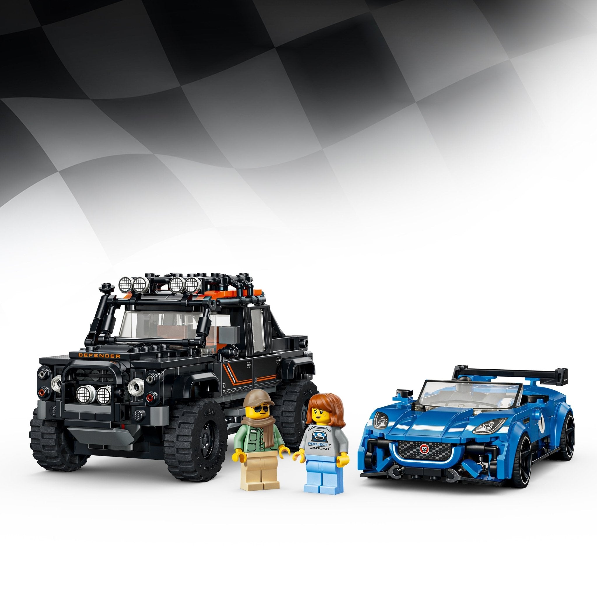 LEGO® Speed Champions Jaguar Project 7 & Land Rover Defender 77264 — Can - Image 6