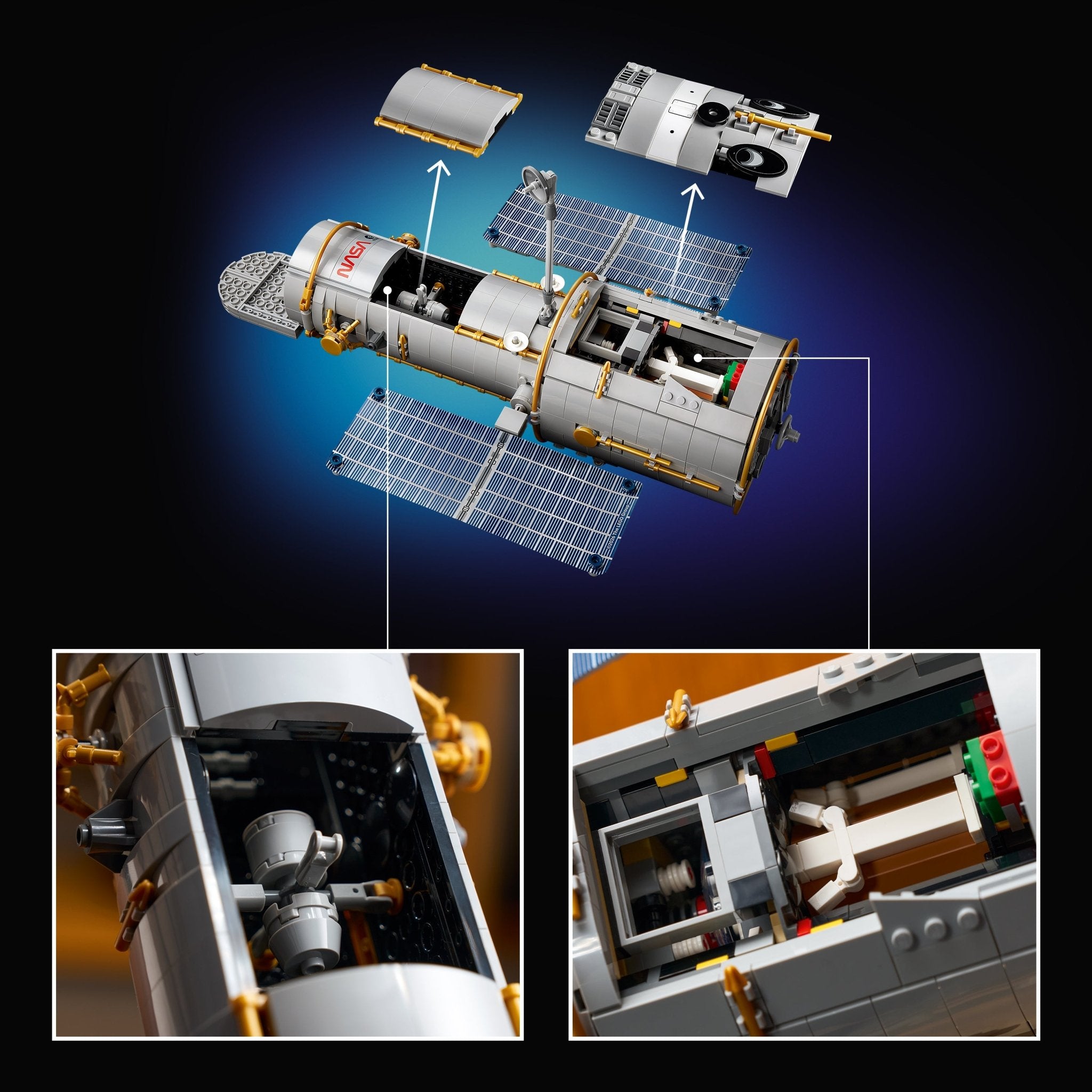 LEGO® Icons Hubble Space Telescope 11382 — Set - Image 2
