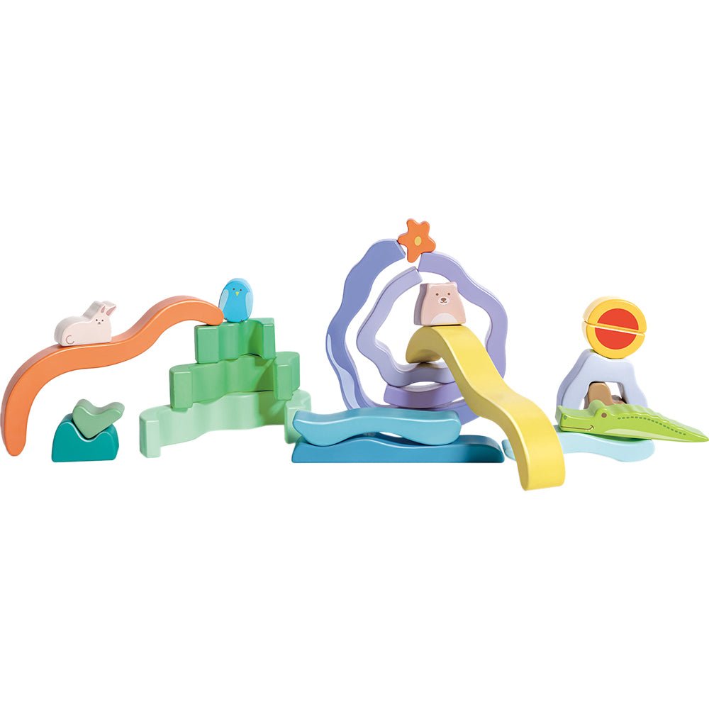 Hape Nature Scene Stacking Blocks — Set - Image 5