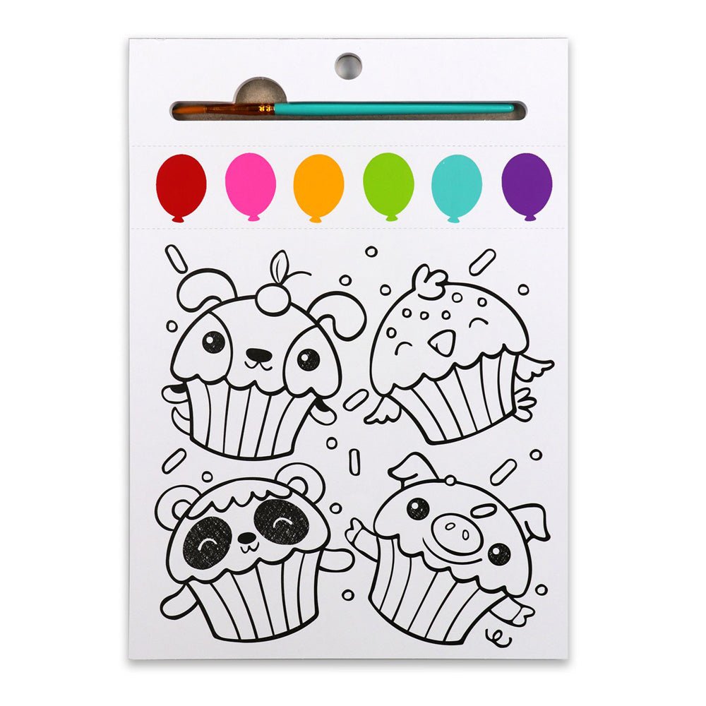 Bright Stripes Paint Pages: Party Animals — Art - Image 2