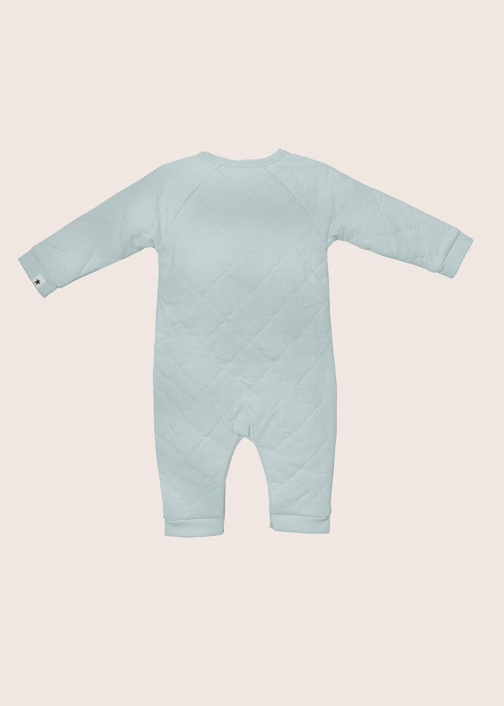 rise little earthling Quilted Wrap Romper - Pink / 0-3m - Image 6