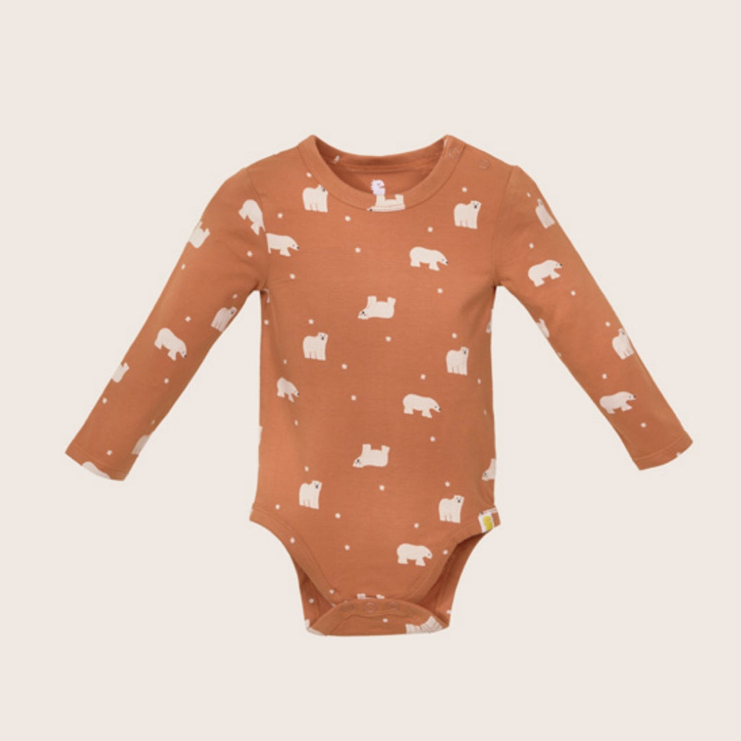 rise little earthling LS Graphic Bodysuit BUHON00 - Cream / 0-3m - Image 14