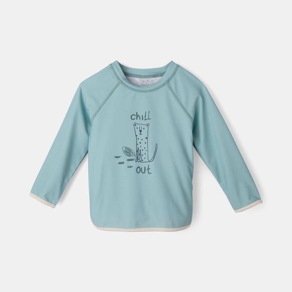 rise little earthling Long Sleeve Rashguard - Light Green / 12-18m - Image 3