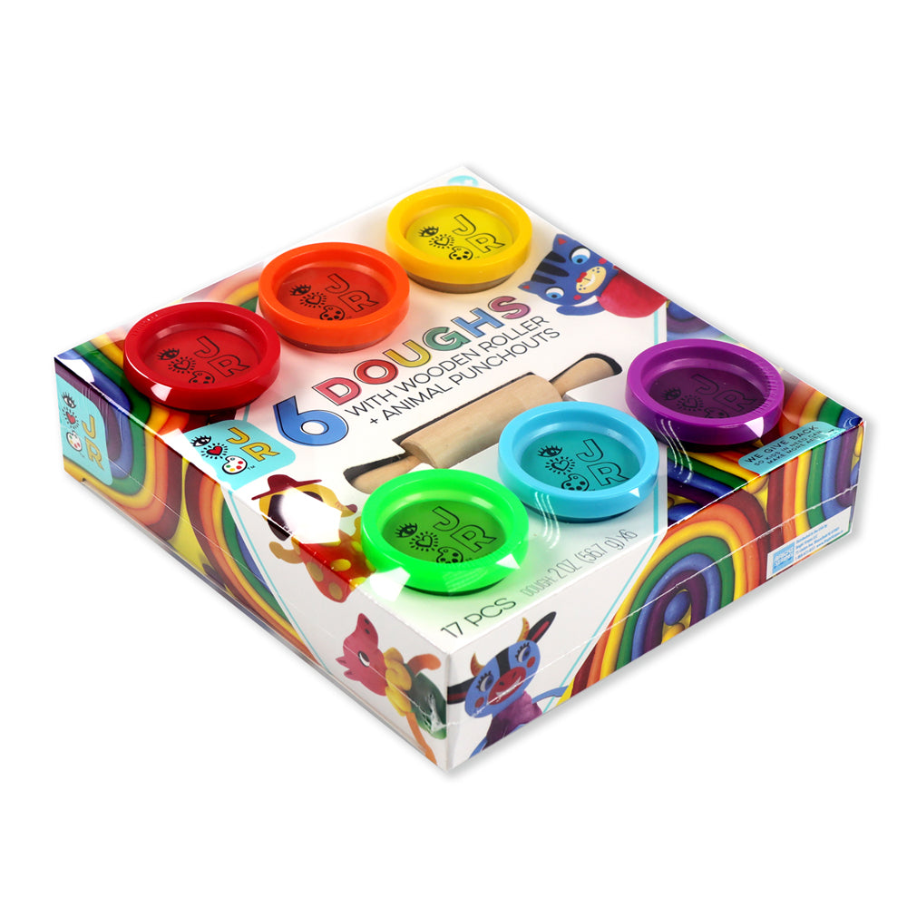 Bright Stripes JR 6 Doughs + Wooden Roller — Art - Image 6