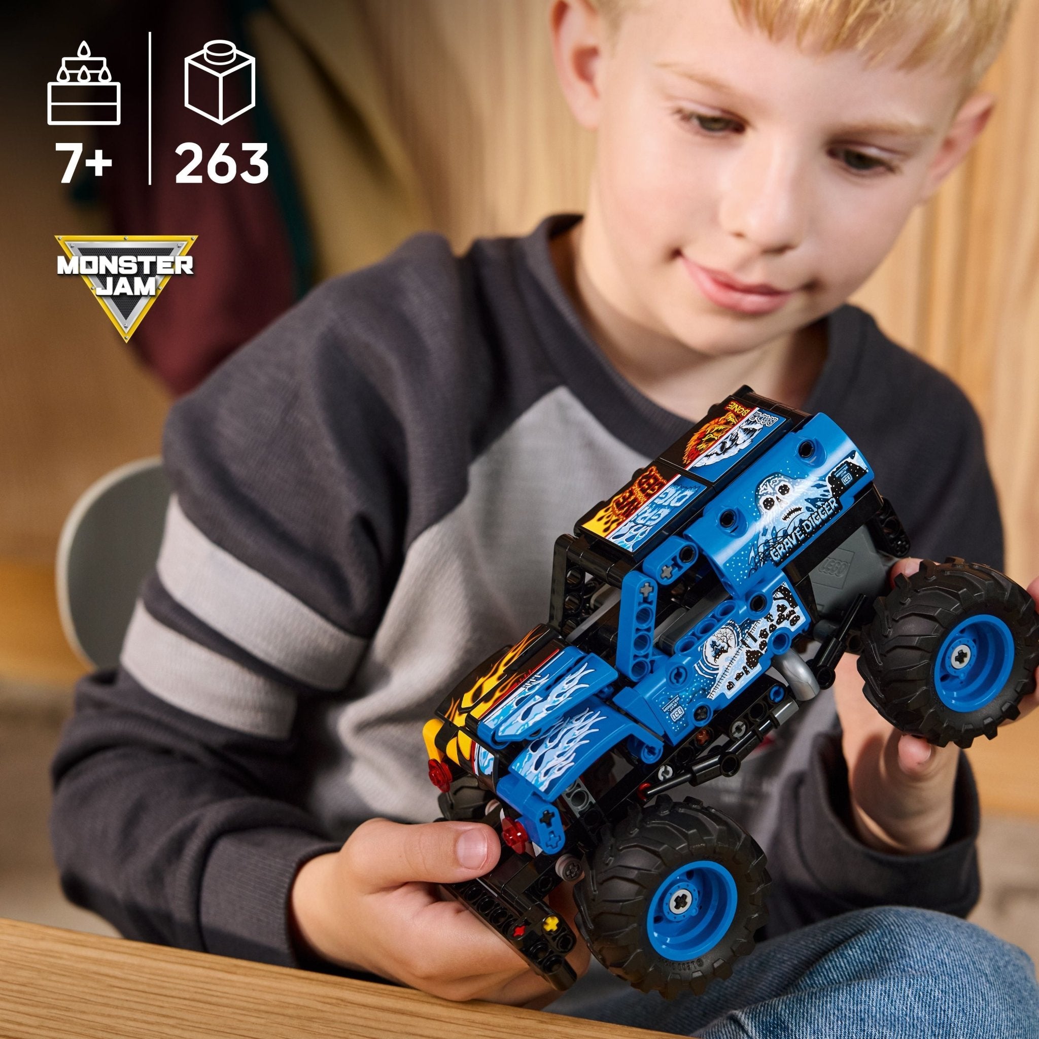 LEGO® Technic LEGO® Monster Jam Grave Digger Fire and Ice 42219 — Toy - Image 3