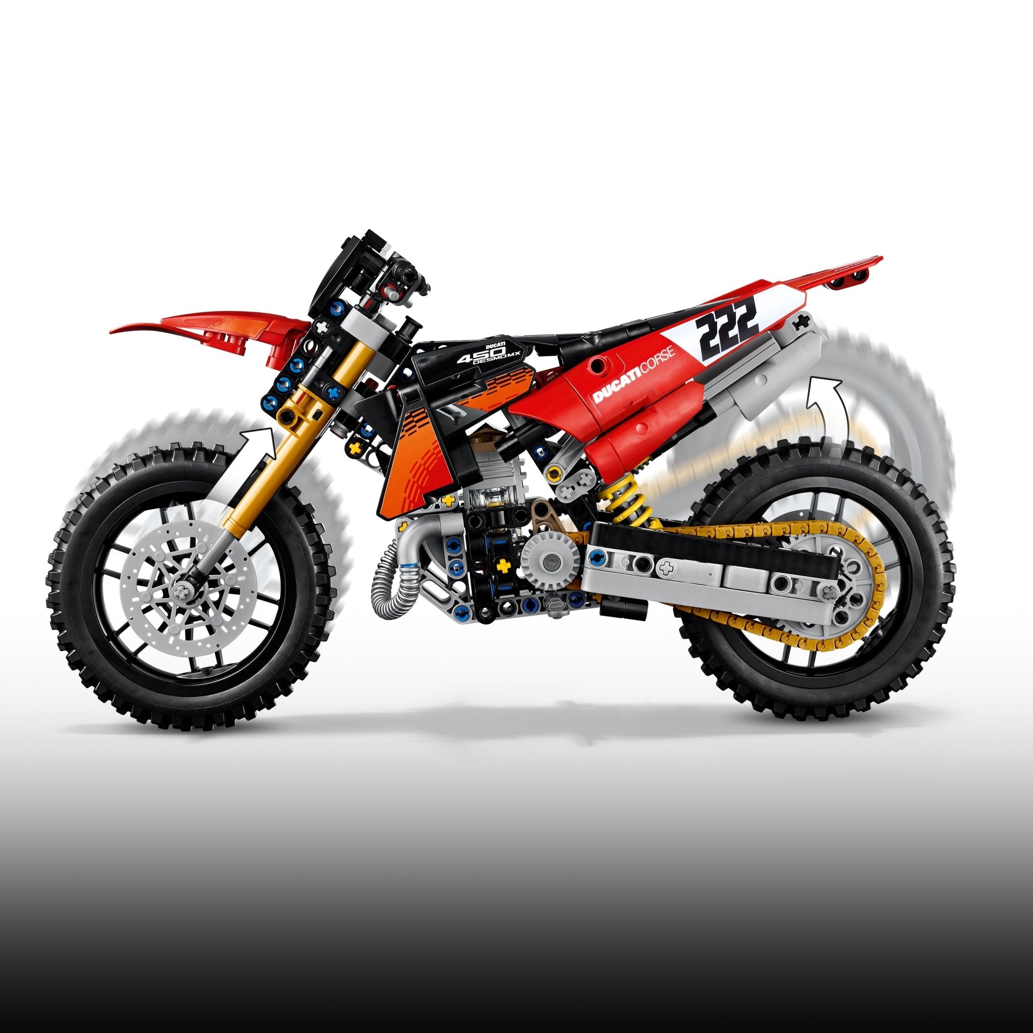 LEGO® Technic Ducati Desmo450 MX Factory Motorcycle 42238 — Toy - Image 5