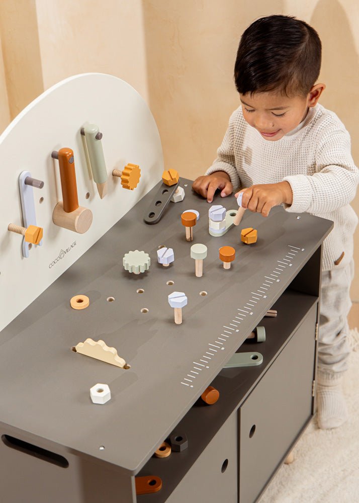 Coco Village Wooden Workbench Playset — Set - Image 11