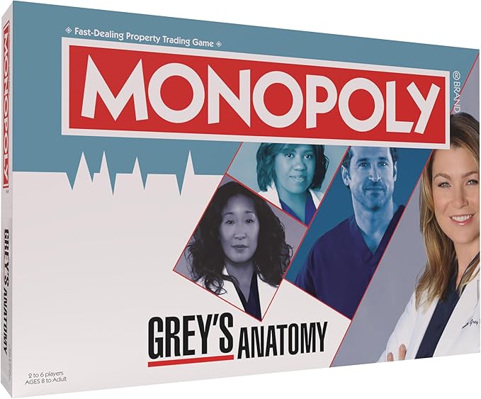 Hasbro Monopoly Grey's Anatomy — Game