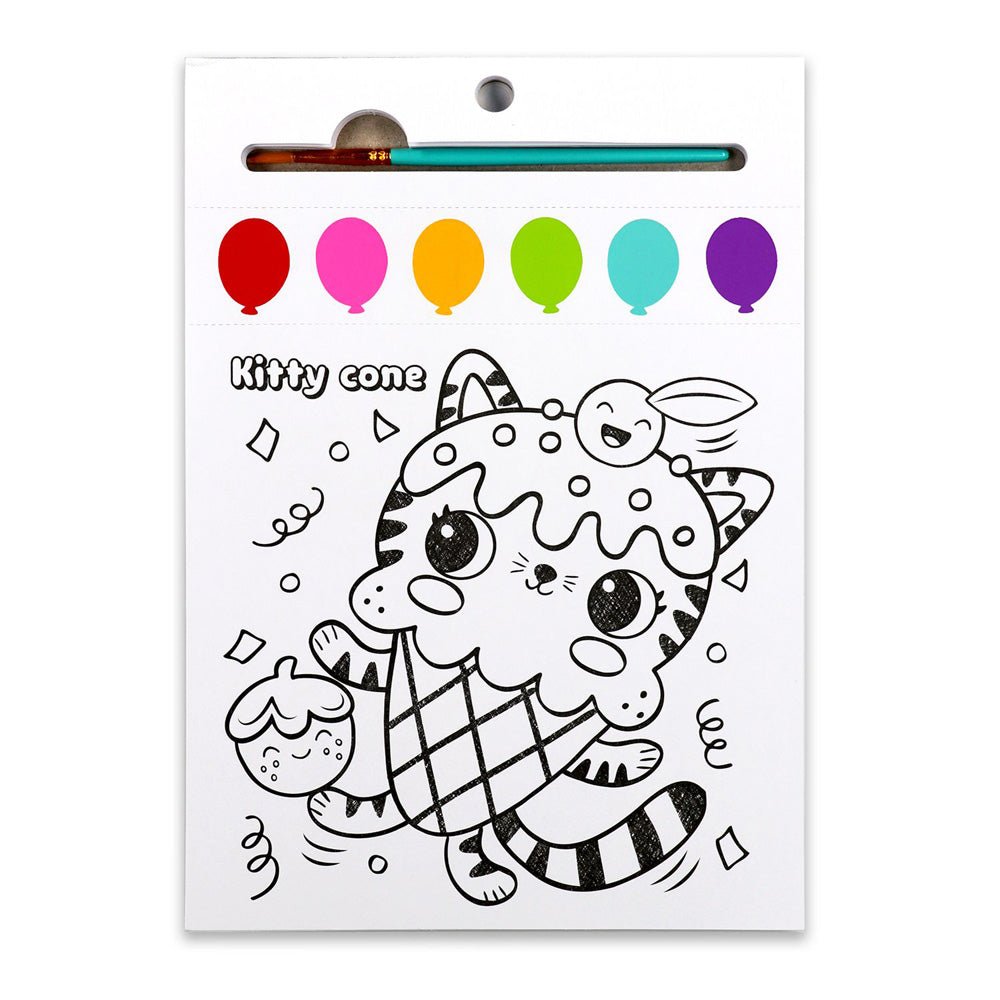 Bright Stripes Paint Pages: Party Animals — Art - Image 3