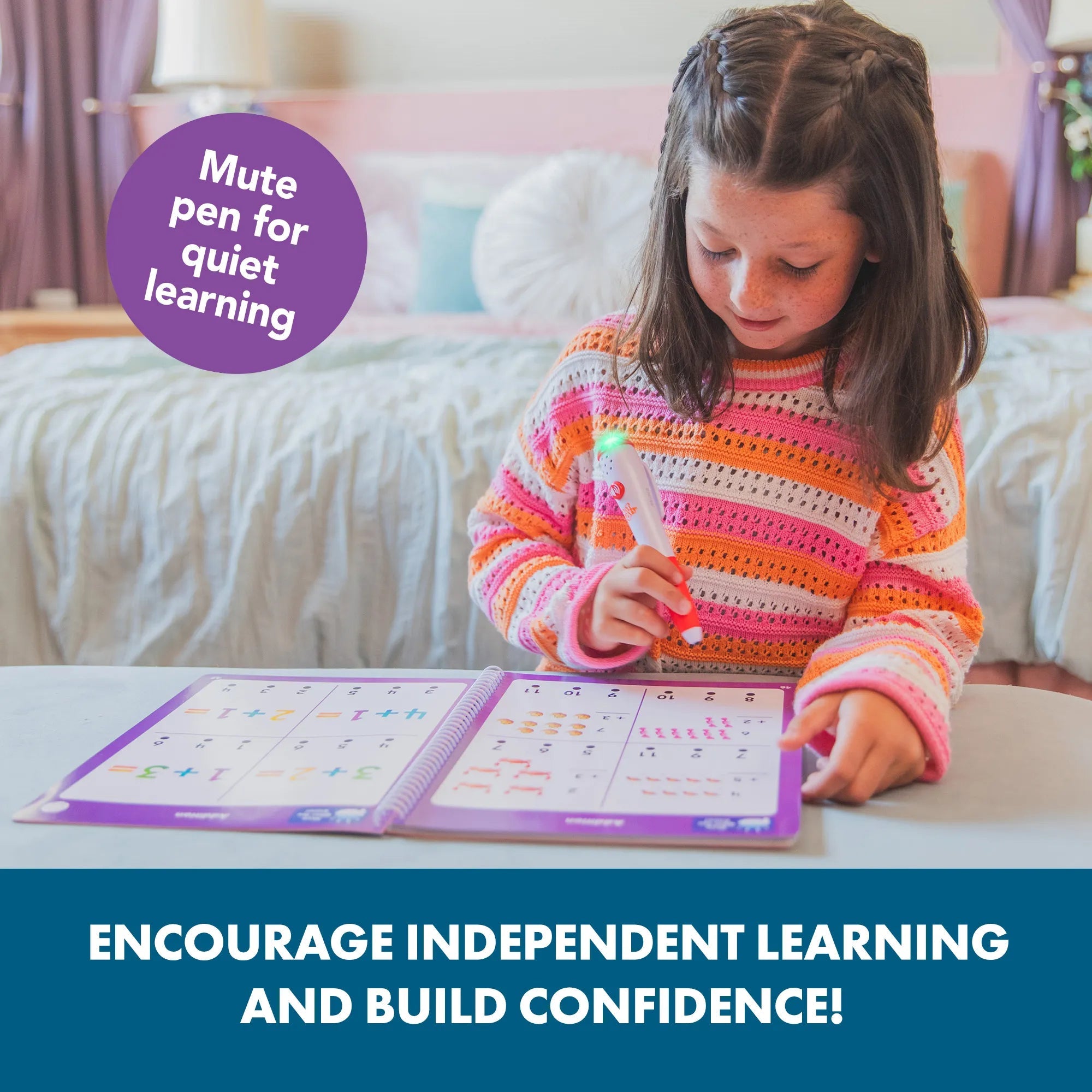 Learning Resources Hot Dots® Let's Learn Kindergarten Math — Set - Image 2