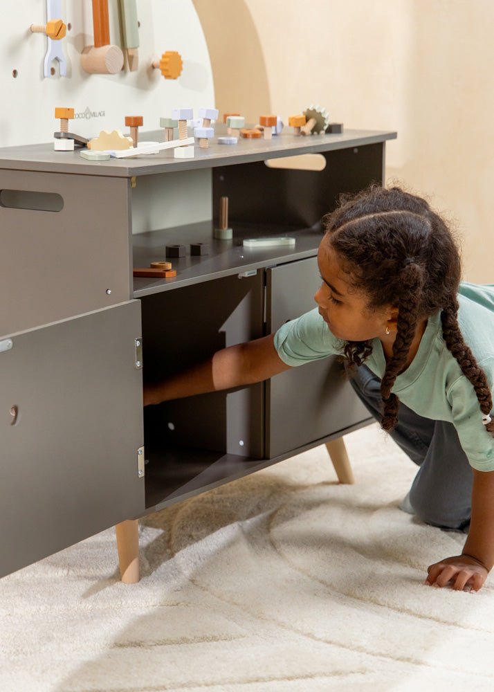 Coco Village Wooden Workbench Playset — Set - Image 15