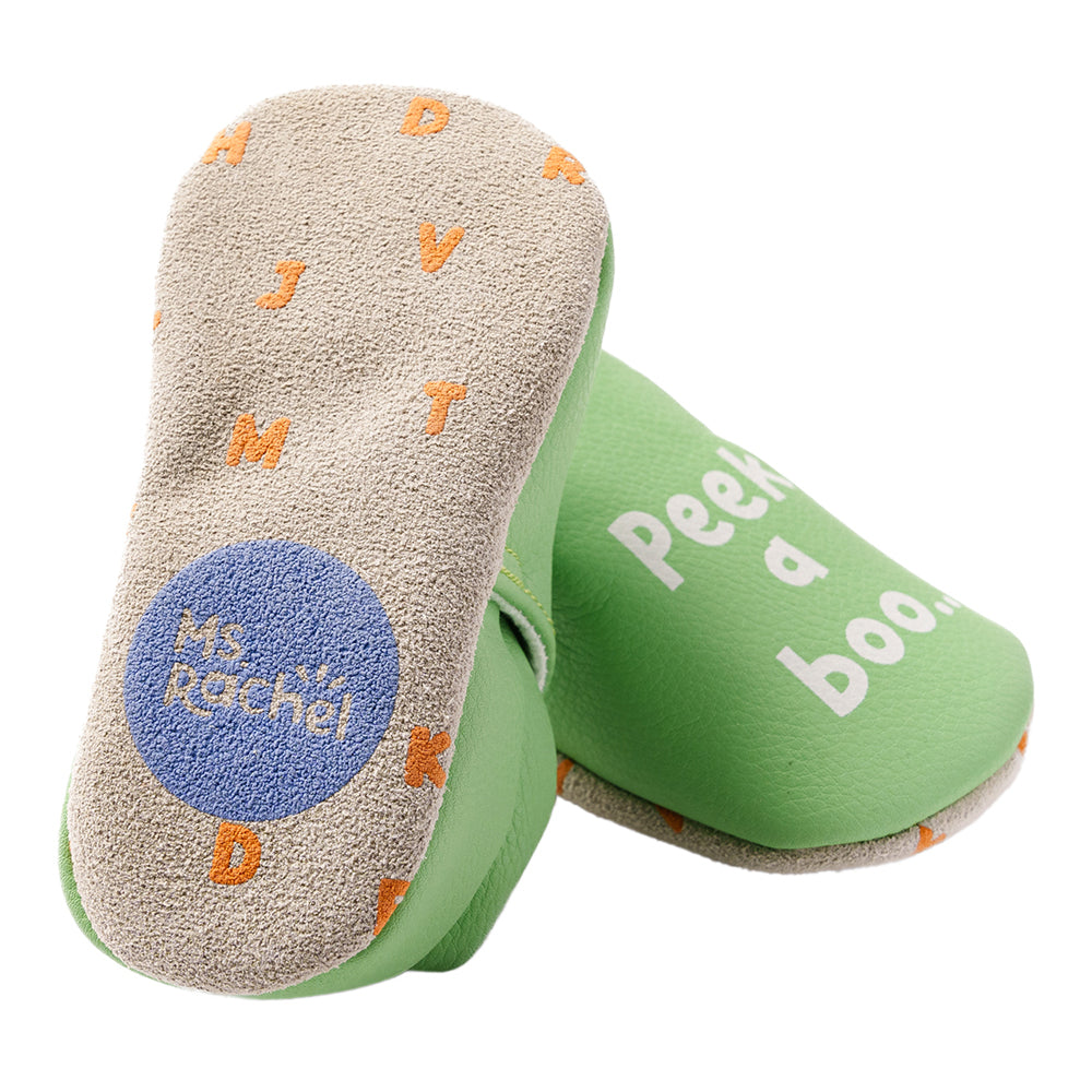 Ms.Rachel Baby Slippers MRF24FW00 - Blue / 3-6m — Print - Image 9