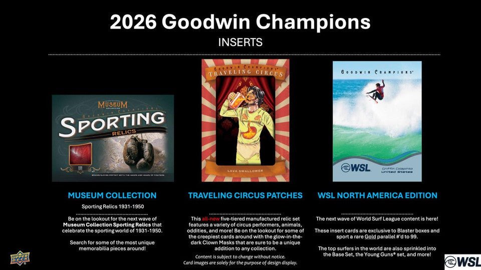 2026 Upper Deck Goodwin Champions Bb Blaster — Card - Image 3