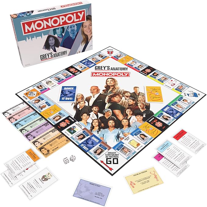 Hasbro Monopoly Grey's Anatomy — Game - Image 2