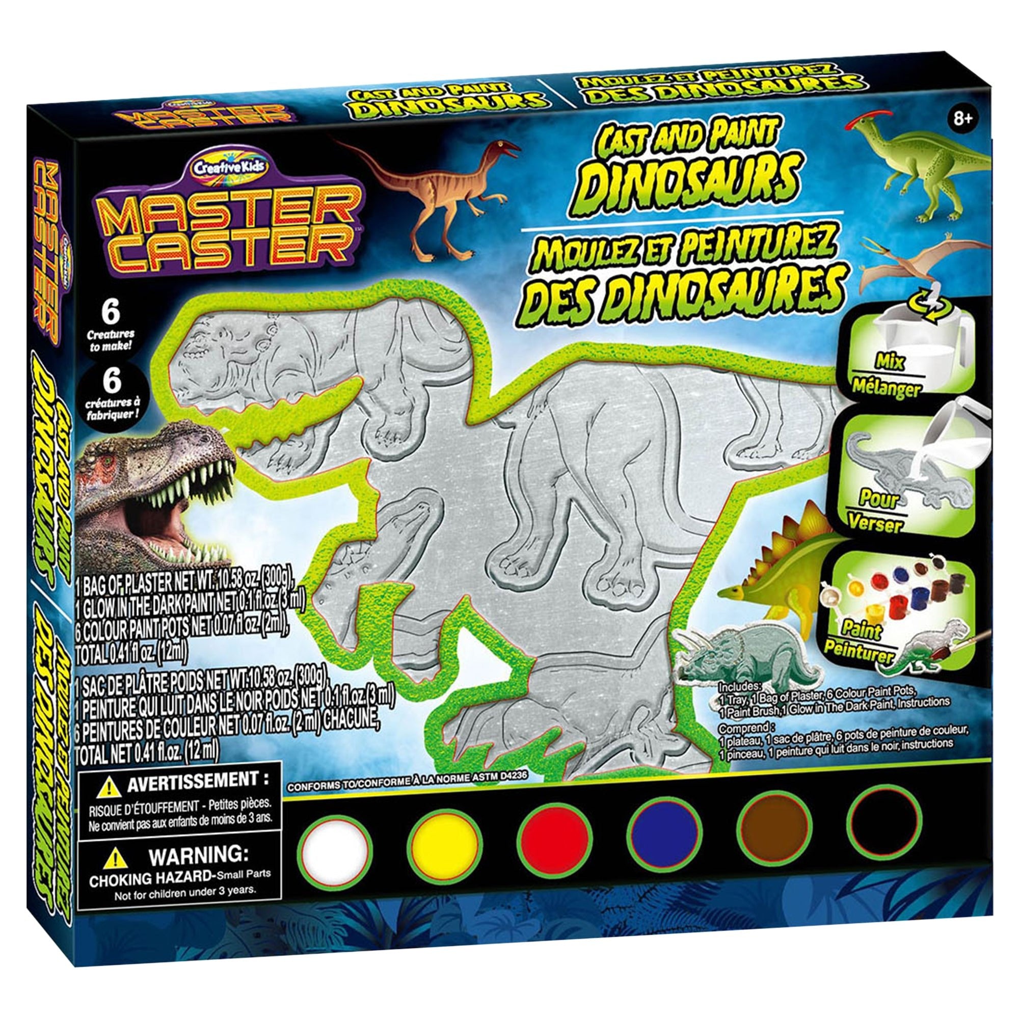 Creative Kids Master Caster Cast and Paint Dinosaurs — Art