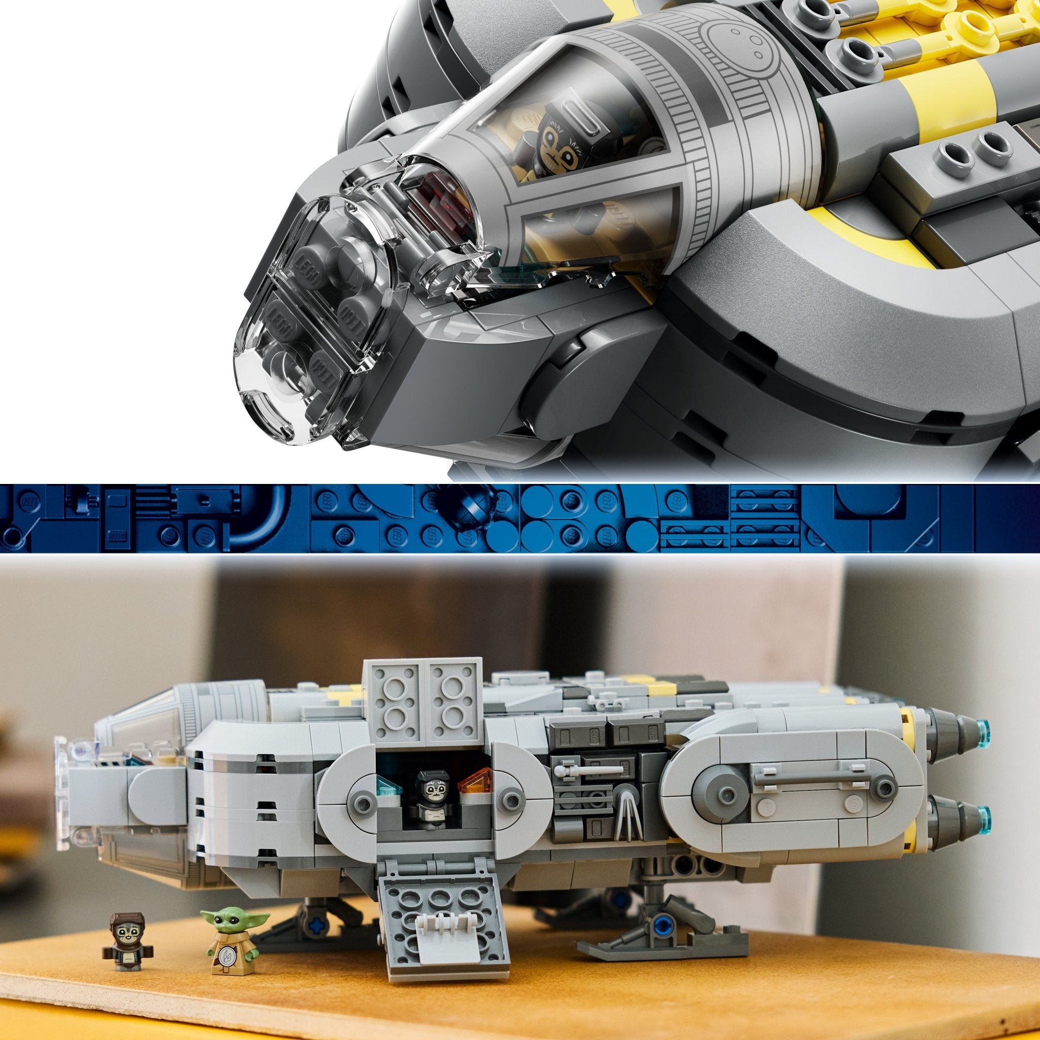 LEGO® Star Wars: The Mandalorian and Grogu Anzellan Starship 75445 — Toy - Image 5