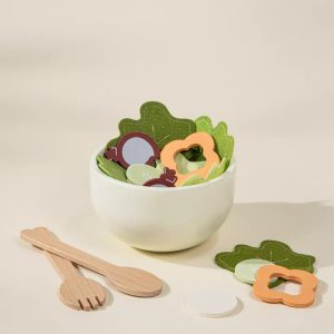 Coco Village Wooden Salad Playset — Bowl