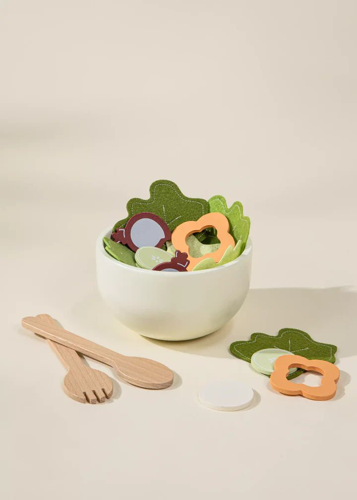 Coco Village Wooden Salad Playset — Bowl