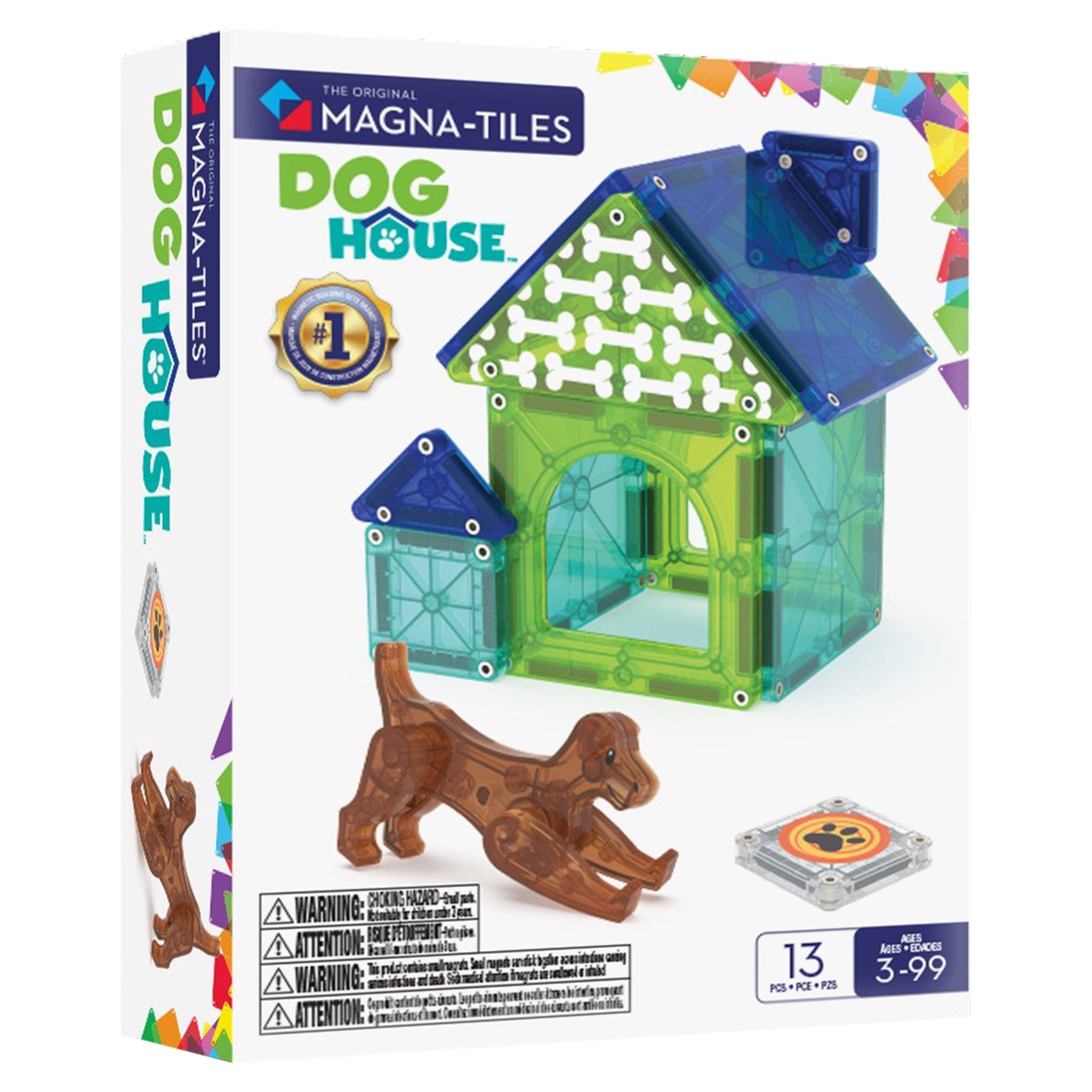 MAGNA-TILES® Dog House 13-Piece — Set