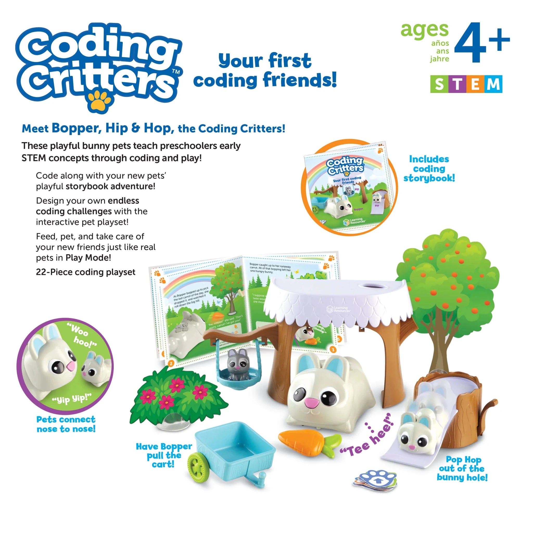 Learning Resources Coding CrittersTM: Bopper With Hip & Hop — Game - Image 7