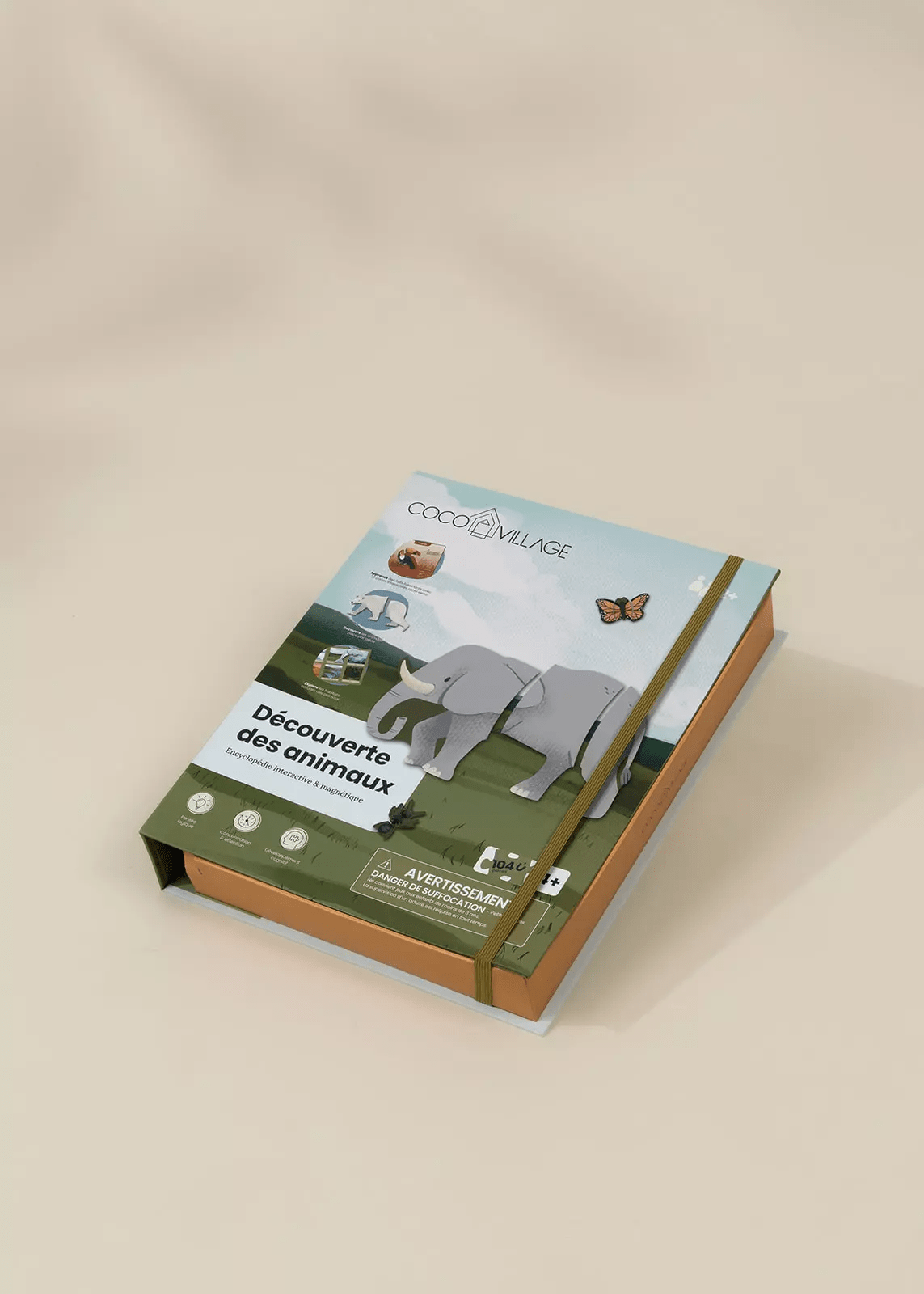 Coco Village Interactive & Magnetic Encyclopedia – Animal Discovery (French Version) — Set