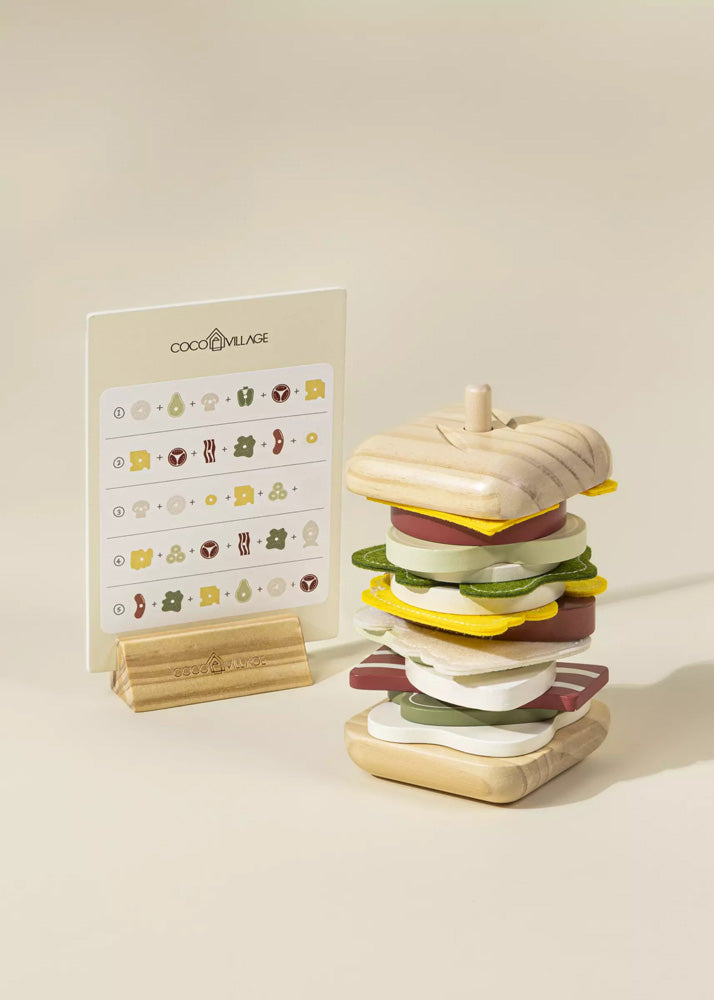 Coco Village Wooden Stackable Sandwich — Set - Image 5