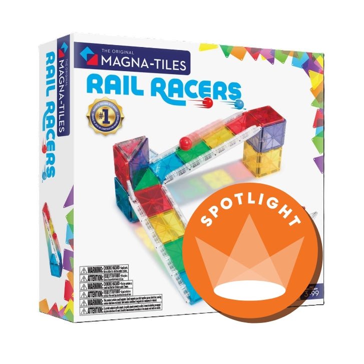 MAGNA-TILES® Rail Racers 33-Piece — Set