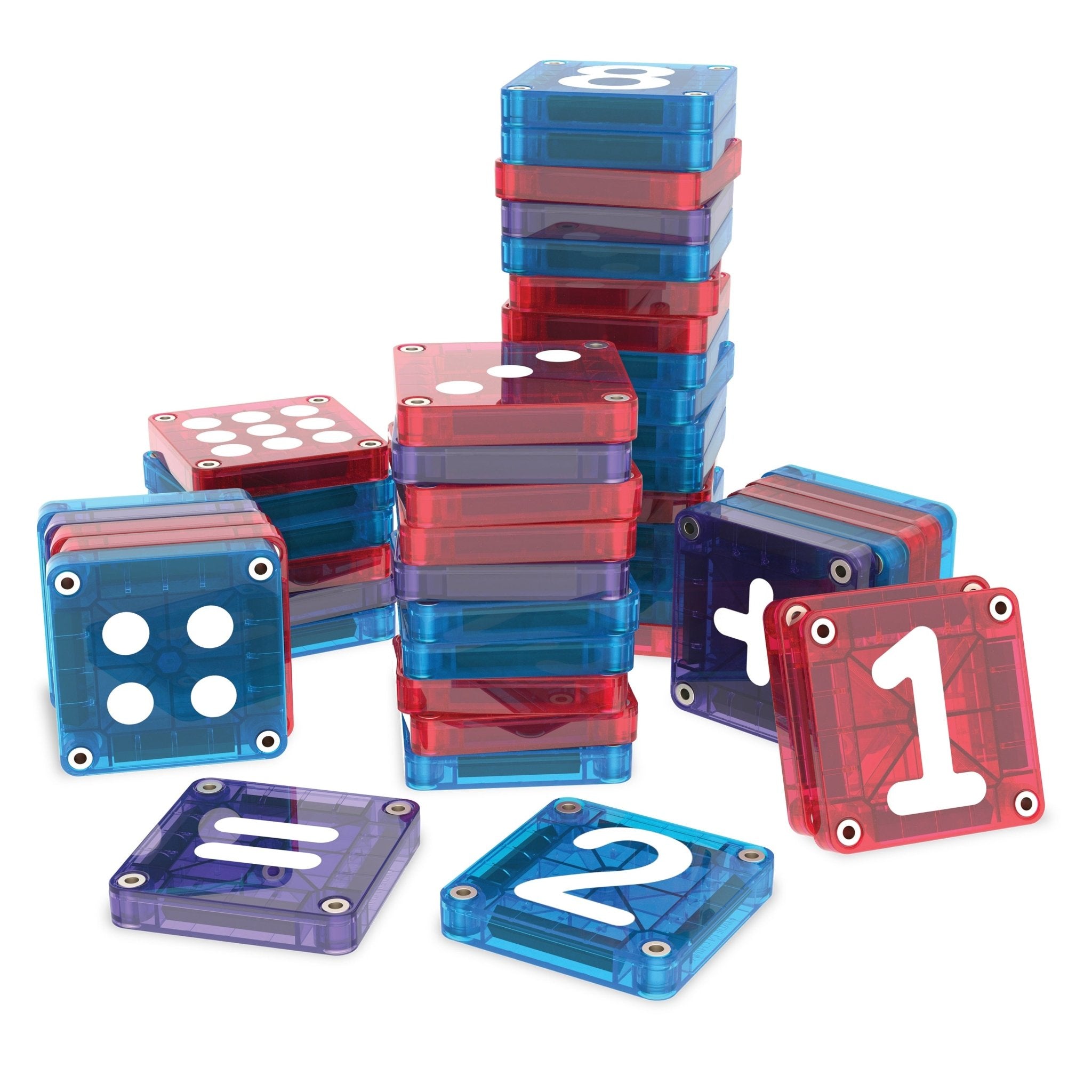 MAGNA-TILES® microMAGS LEARN Numbers 56-Piece — Set - Image 4
