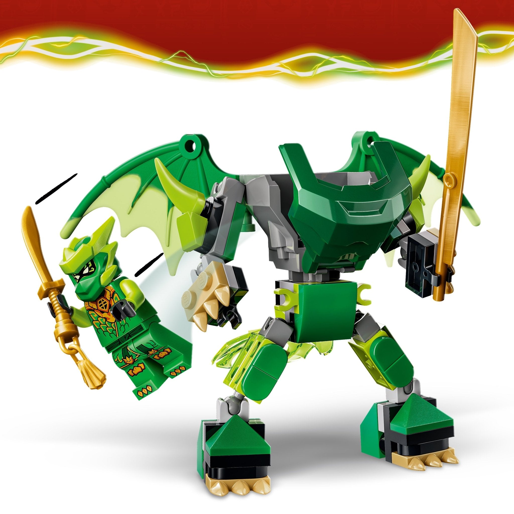 LEGO® NINJAGO Lloyd's Dragon Mech Battle Pack 71862 — Toy - Image 5