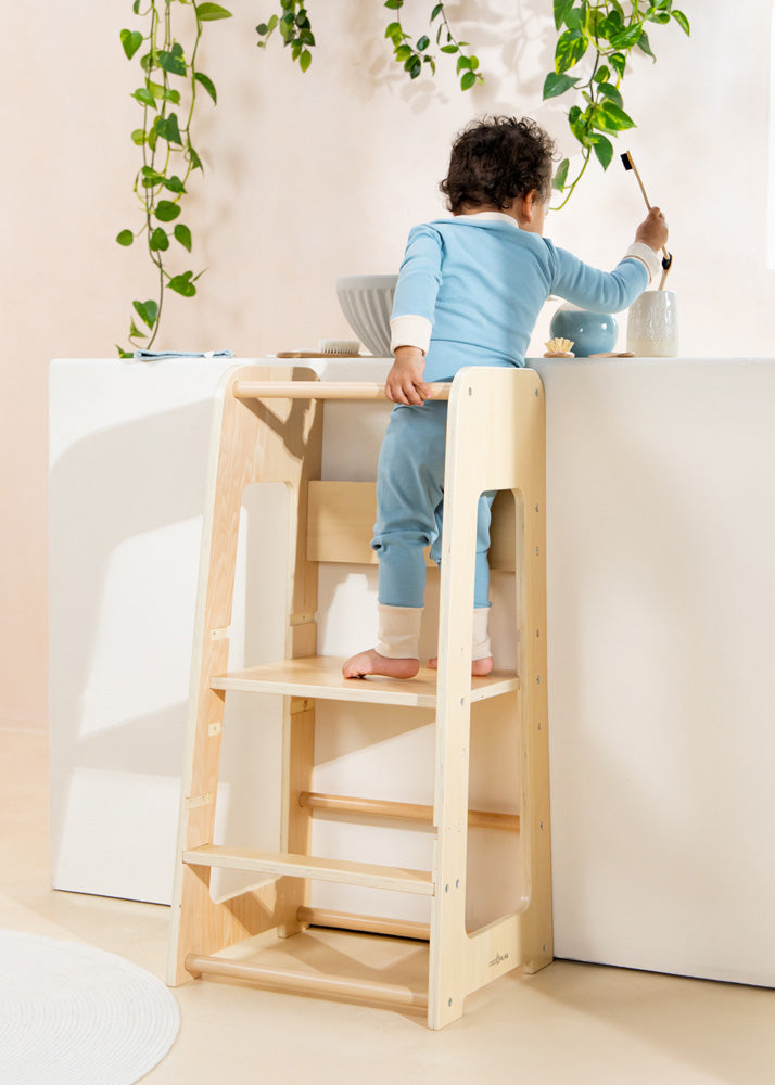 Coco Village Educational Tower - Natural Wood — Can - Image 19