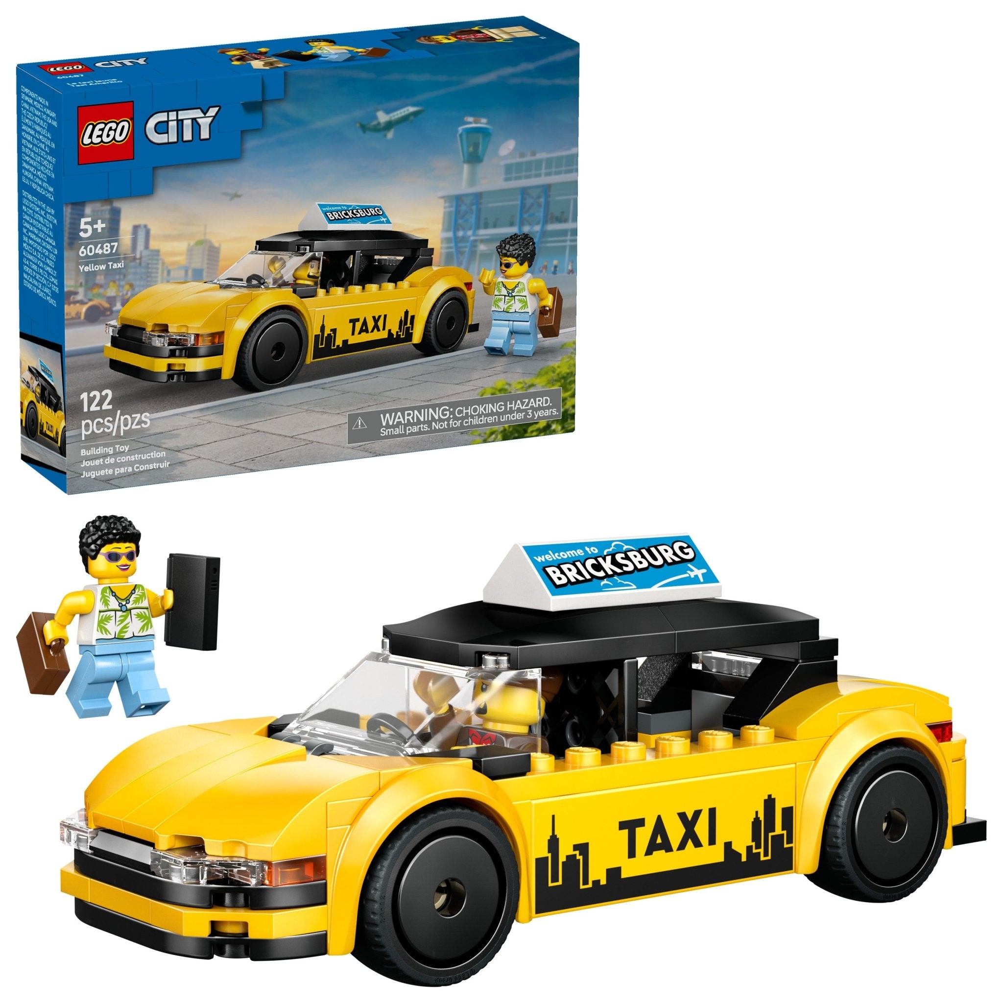 LEGO® City LEGO® Yellow Taxi 60487 — Toy