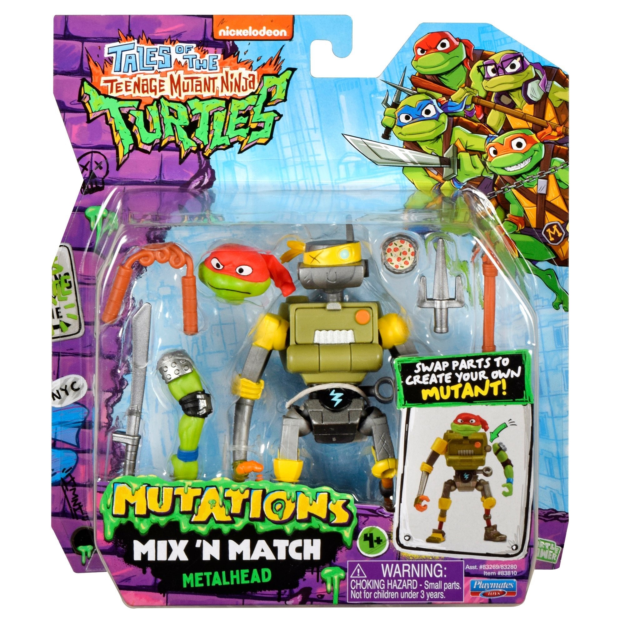 Teenage Mutant Ninja Turtles TV Mix N Match Metalhead — Figure