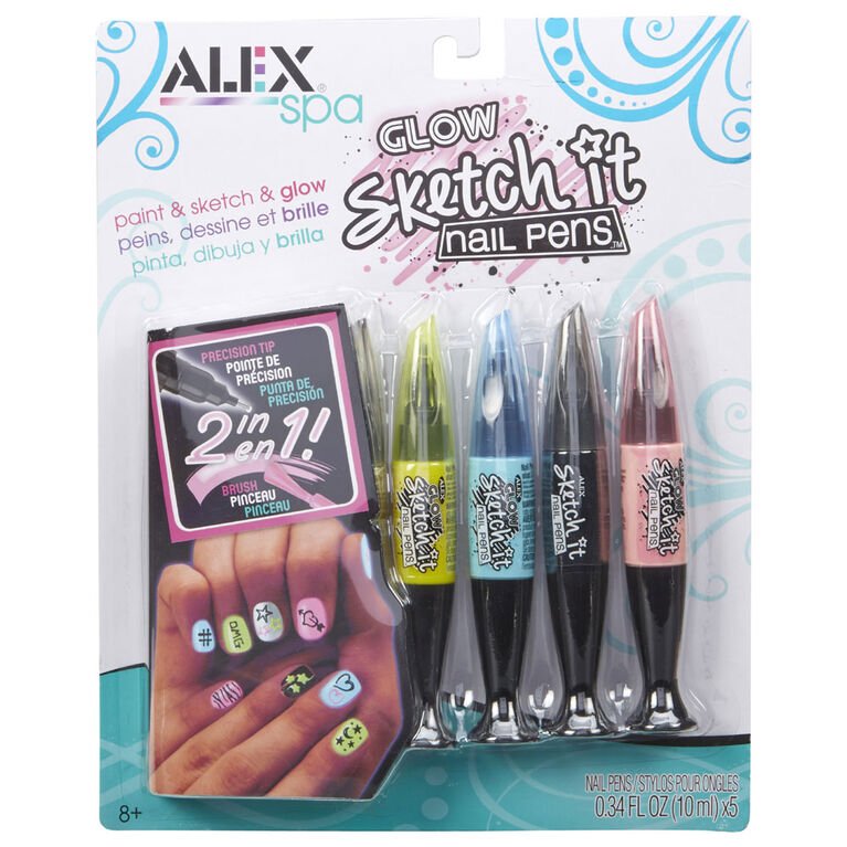 Alex - Spa - Glow Sketch It Nail Pens — Art
