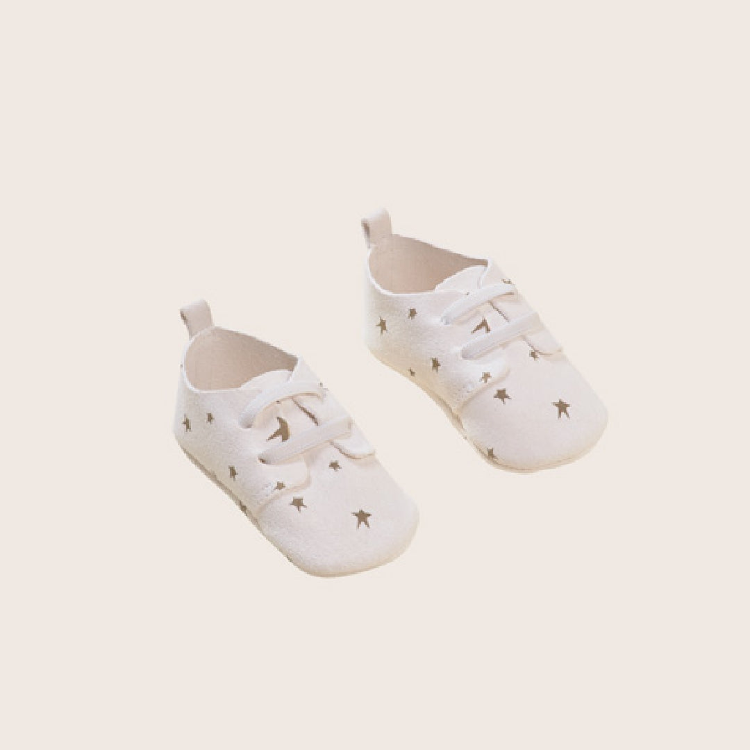 rise little earthling Leather Shoes BUHFW29 - Antique White / 0-3m