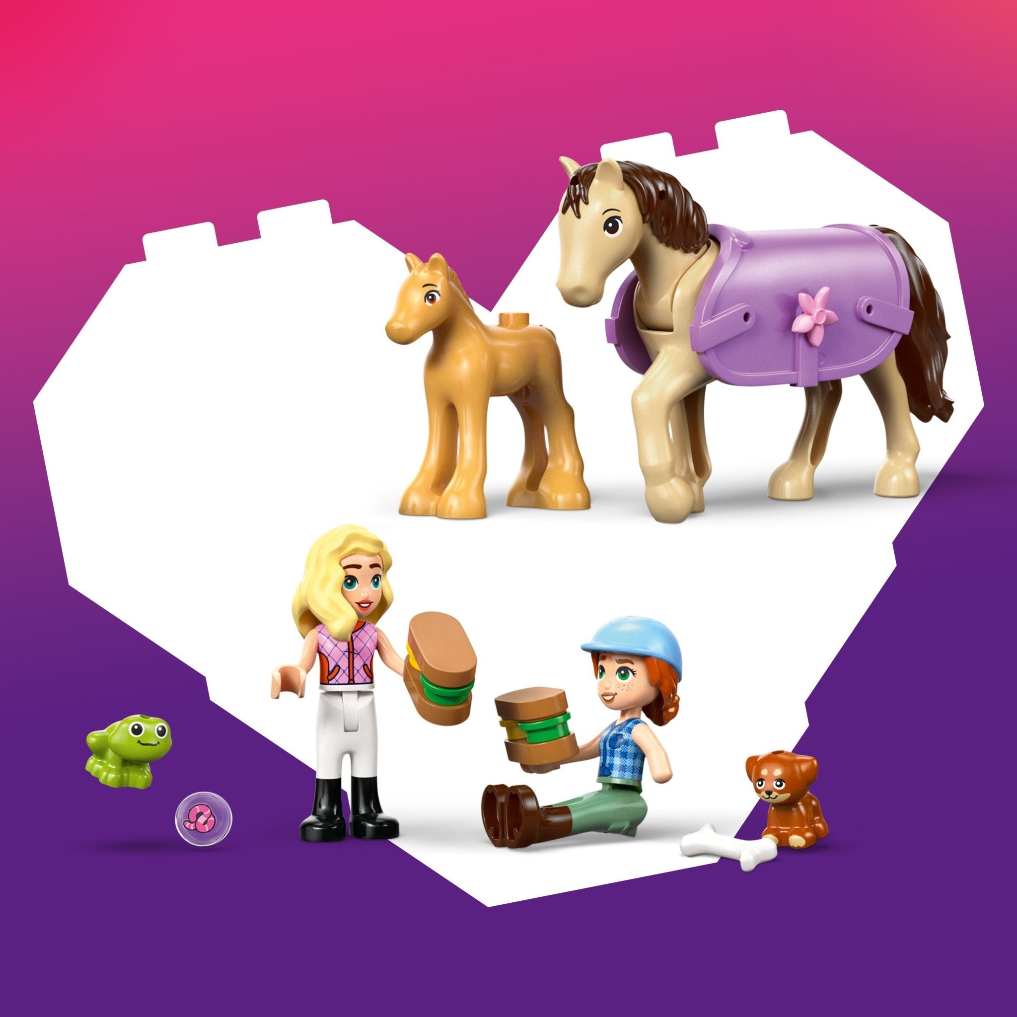 LEGO® Friends LEGO® Horse & Baby Foal Trailer 42695 — Toy - Image 5