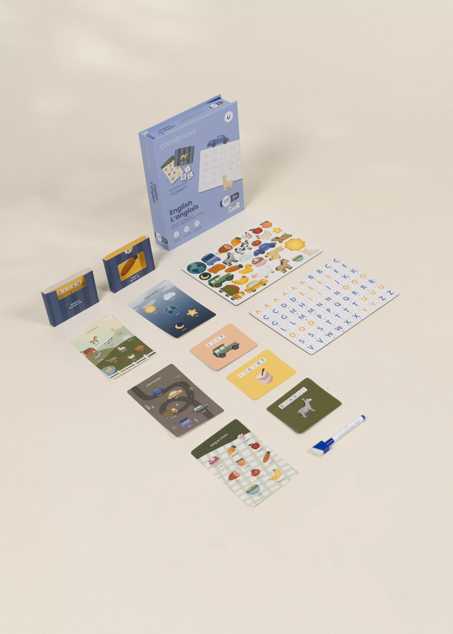 Coco Village Magnetic English Learning Playset — Catalog Product