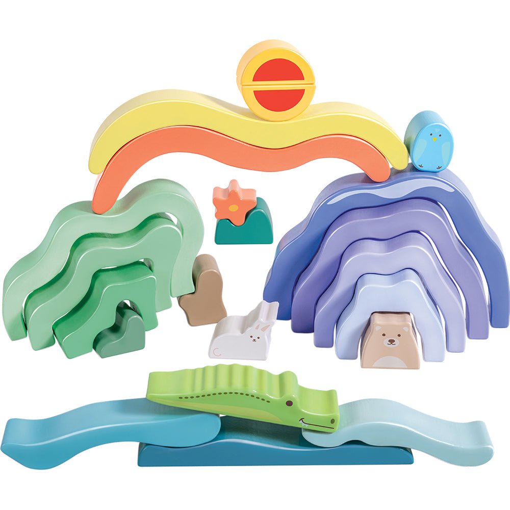 Hape Nature Scene Stacking Blocks — Set - Image 2