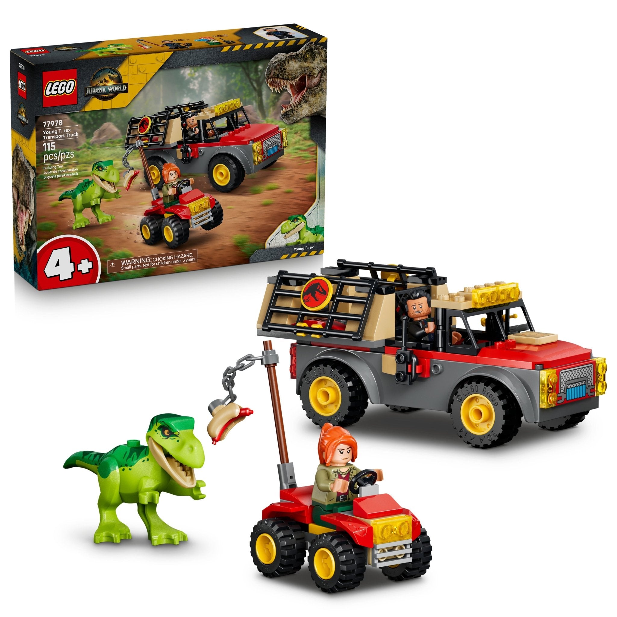 LEGO® Jurassic World Young T. rex Transport Truck 77978 — Toy