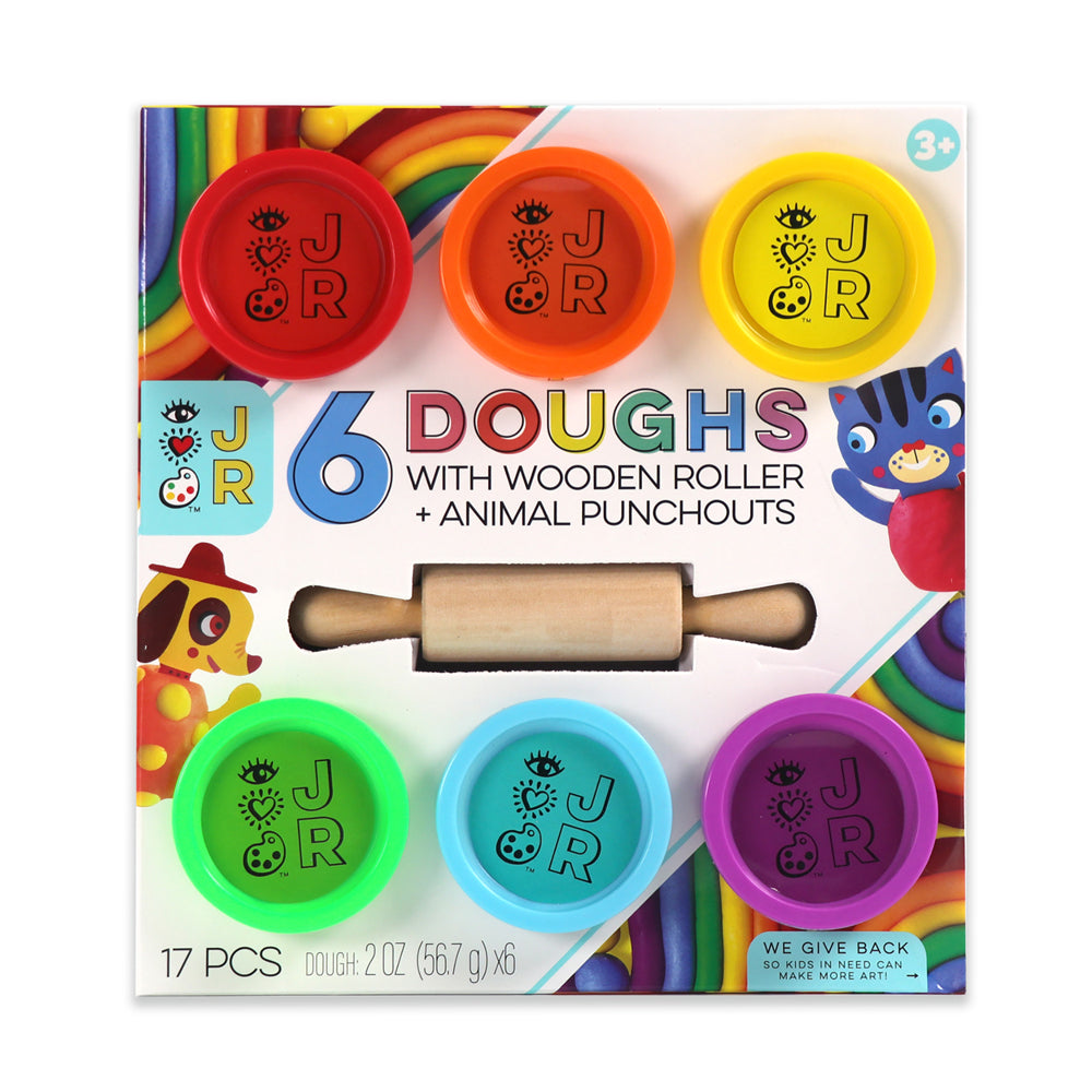 Bright Stripes JR 6 Doughs + Wooden Roller — Art - Image 5
