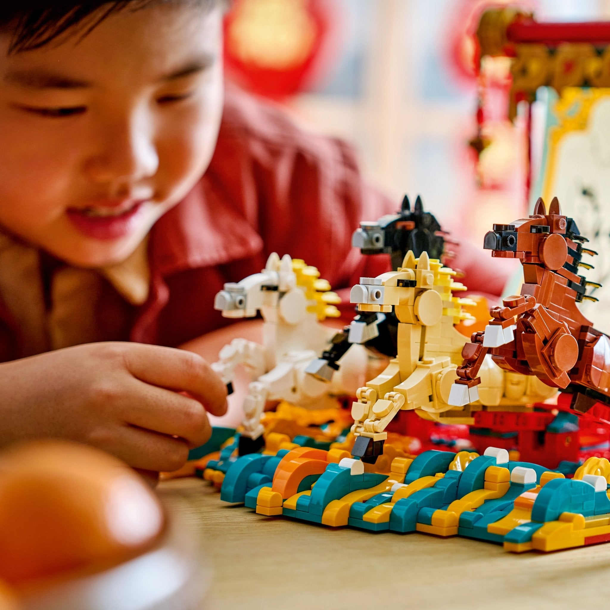 LEGO® Spring Festival Galloping Horse Canvas 80119 — Gift - Image 4