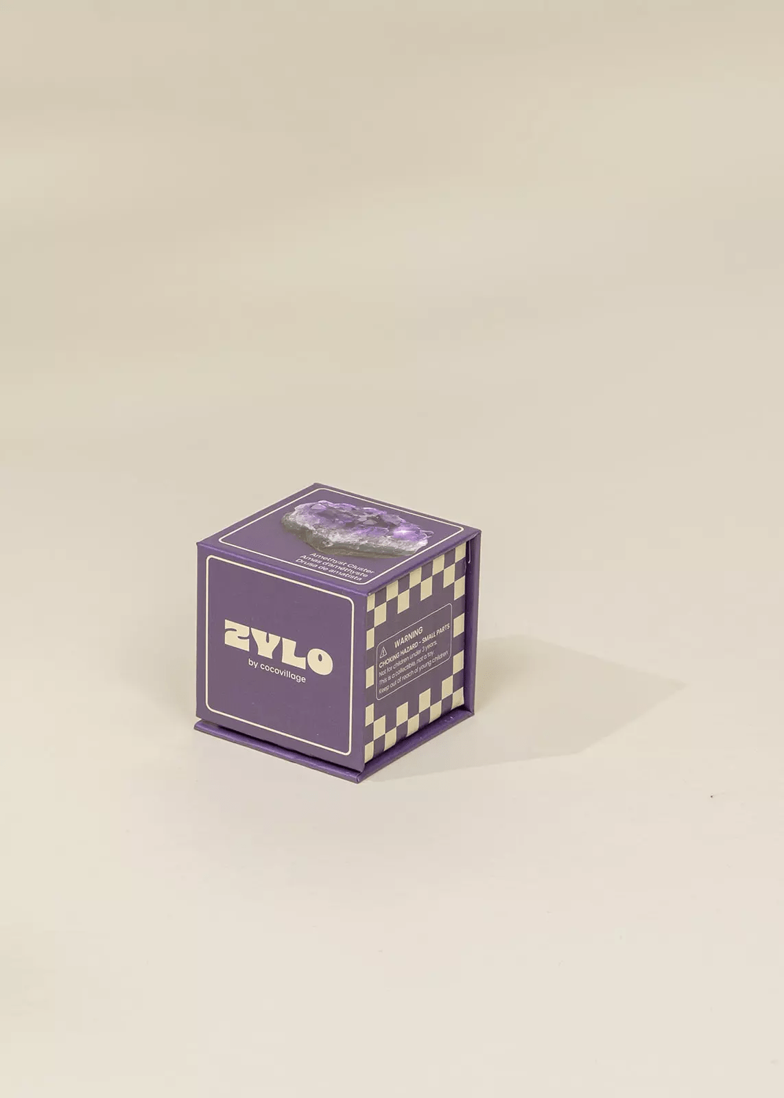 Coco Village Collectible Mineral - Amethyst Cluster — Box - Image 2