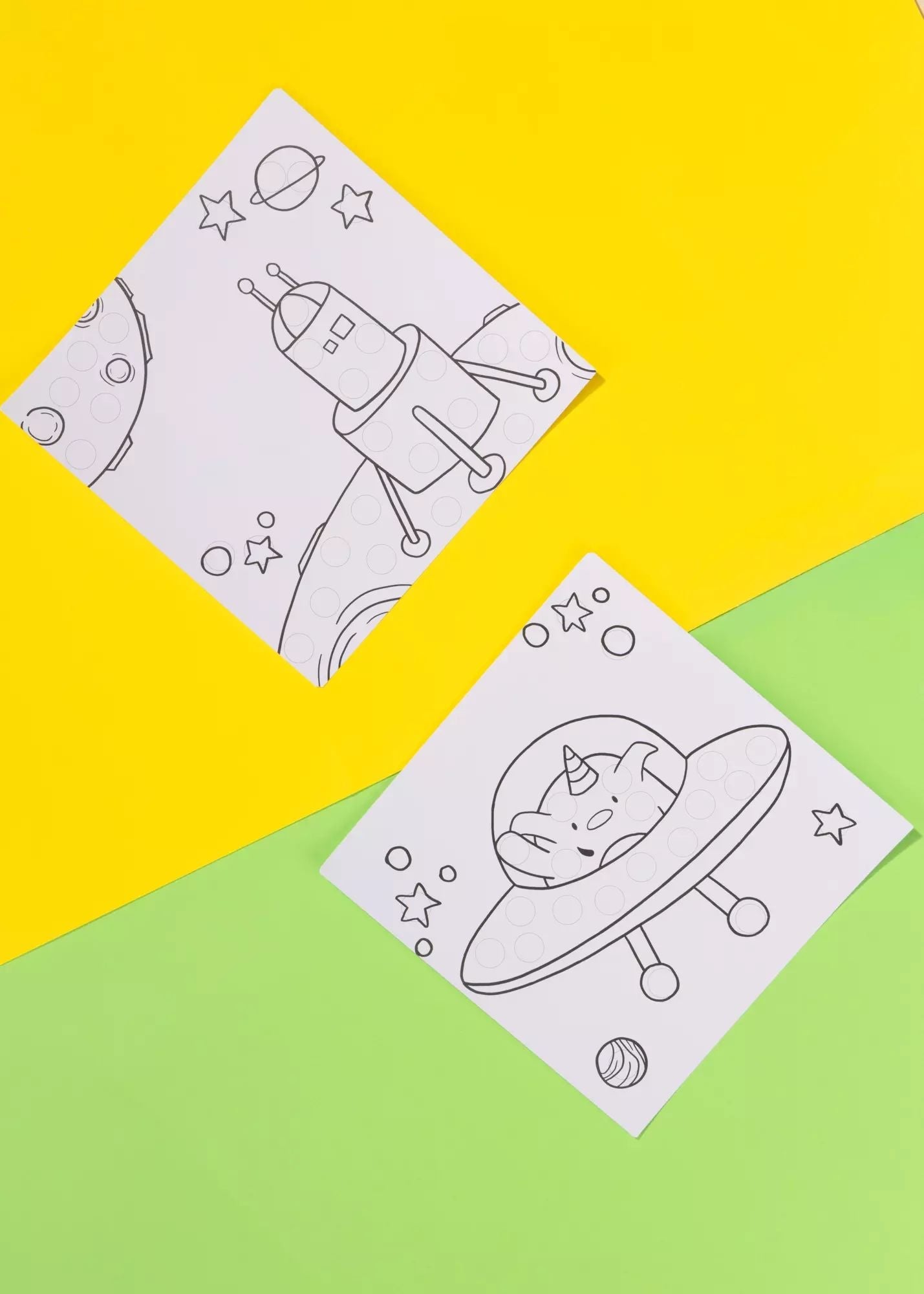 Coco Village Dot Markers Activity Set – Space (8 Colors) - Image 3