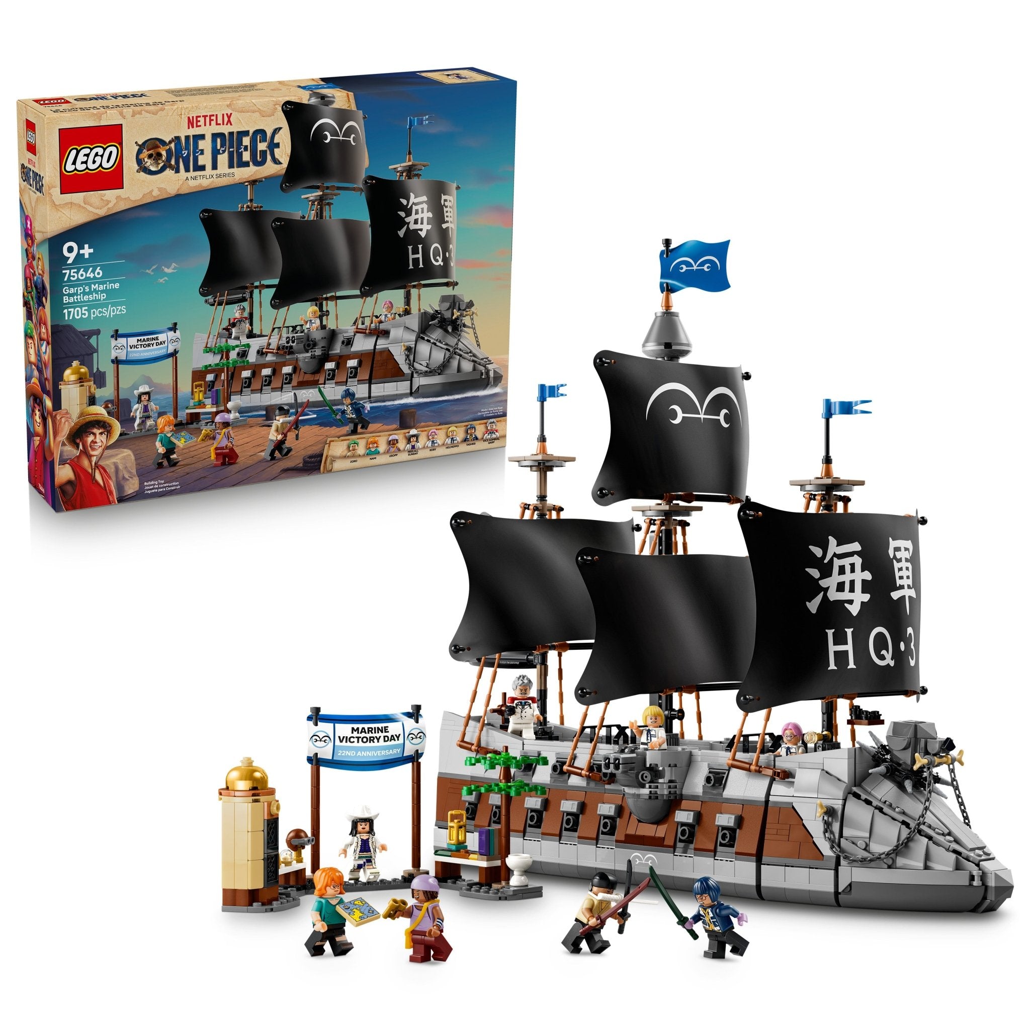 LEGO® ONE PIECE Garp's Marine Battleship 75646 — Can
