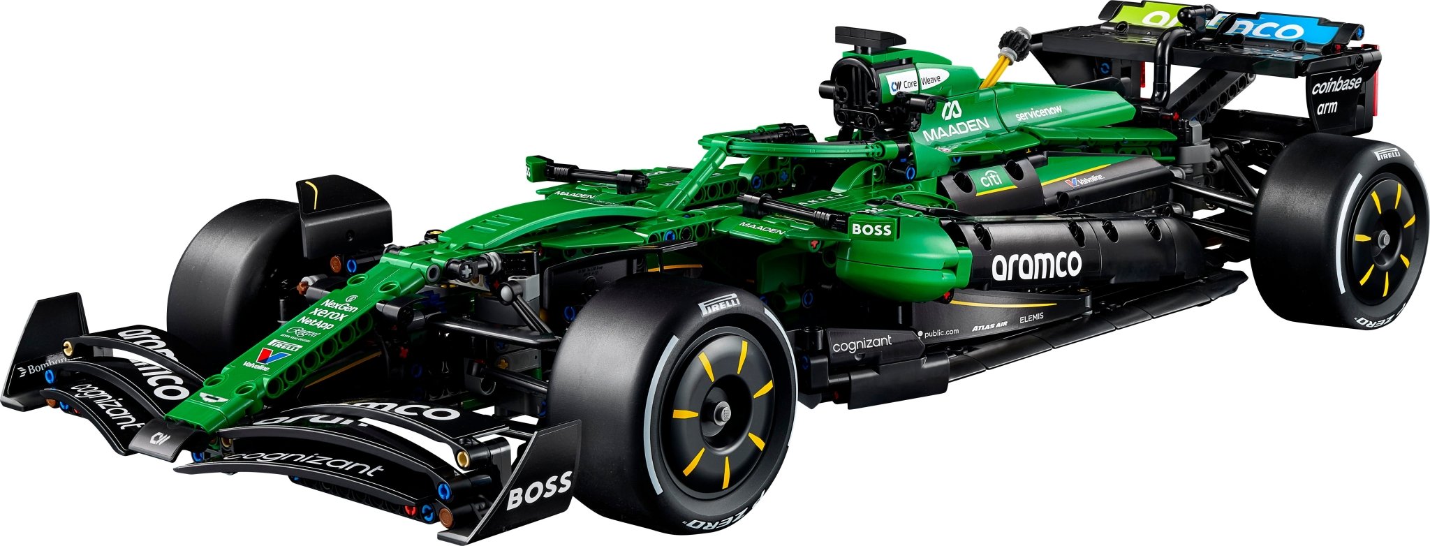 LEGO® Technic Aston Martin Aramco AMR25 F1 Car 42240 — Set - Image 5