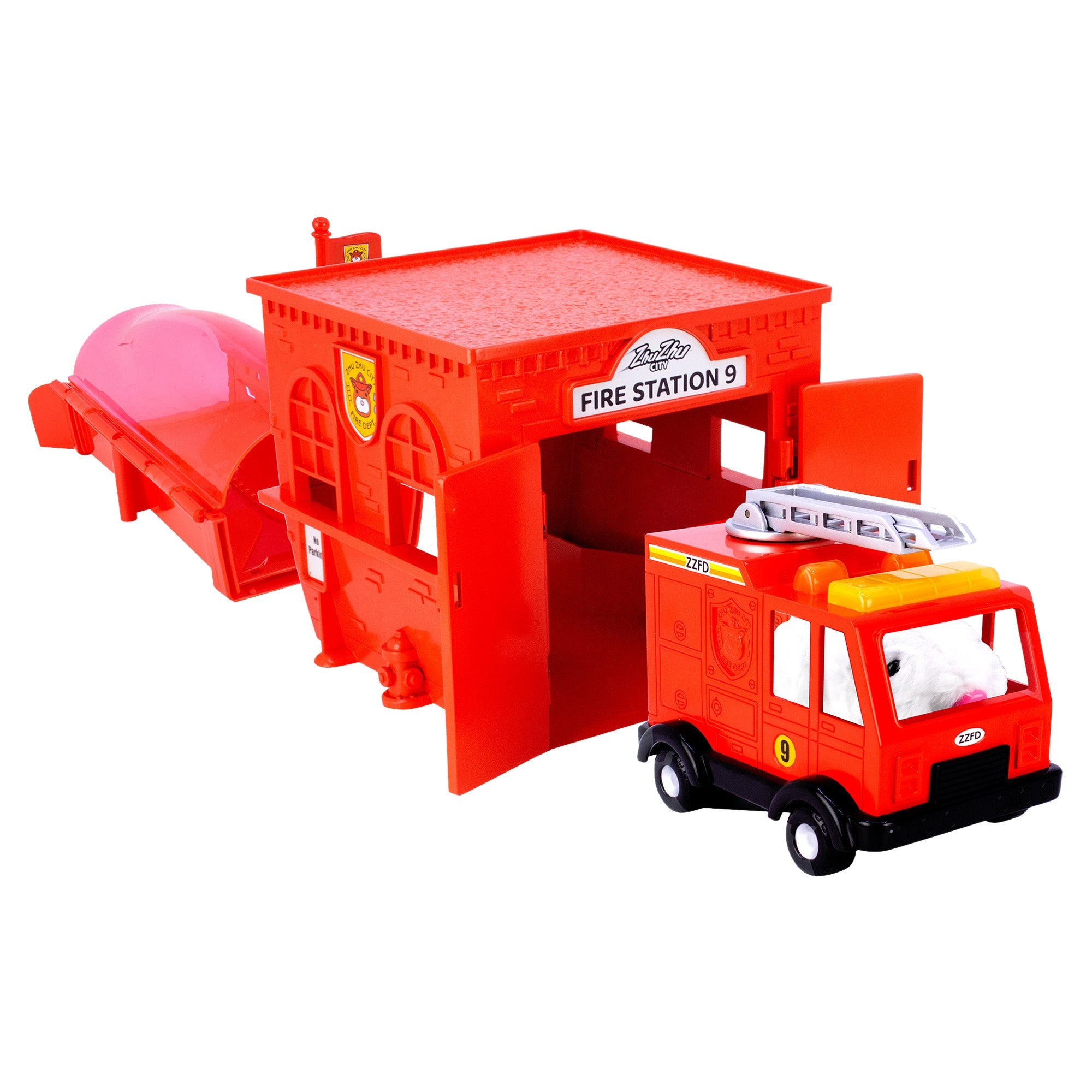 Zhuzhu City Fire Truck with Hamster — Figure - Image 2