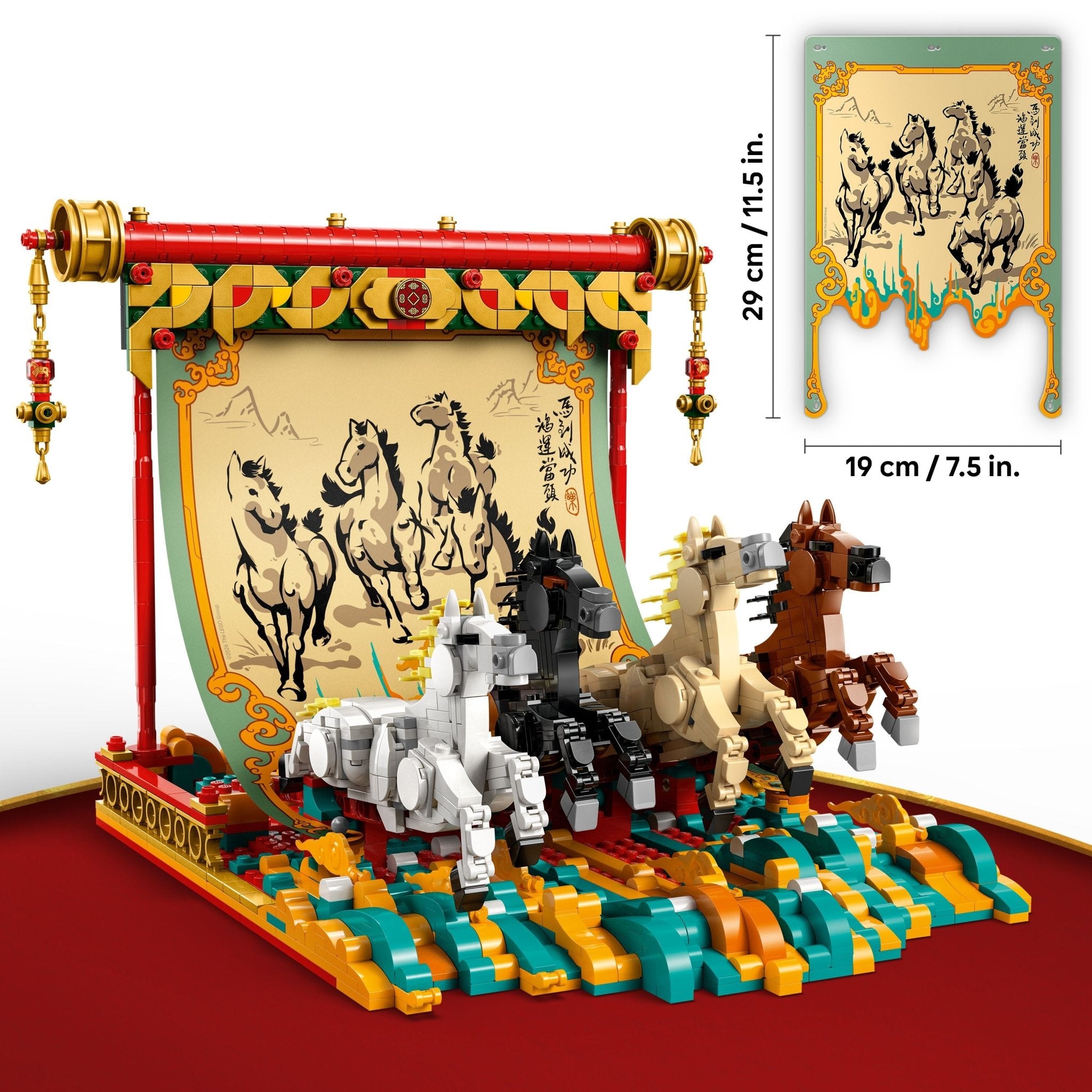 LEGO® Spring Festival Galloping Horse Canvas 80119 — Gift - Image 3
